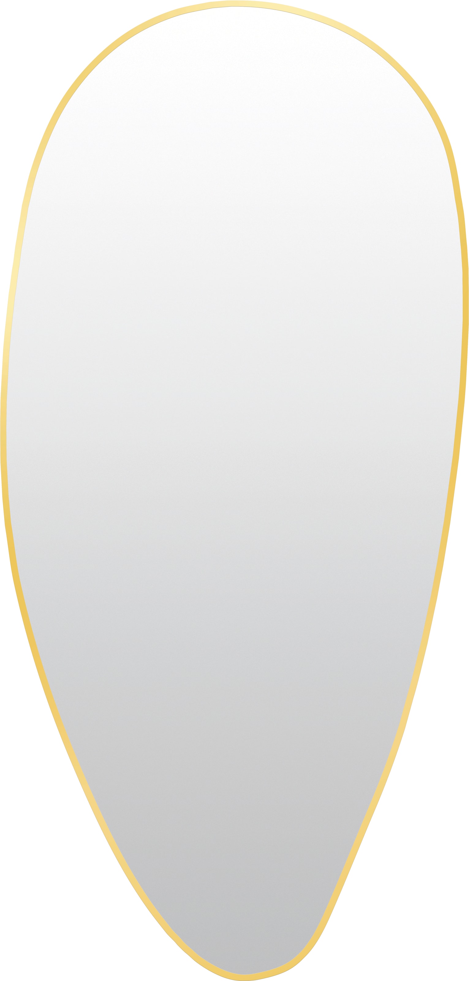 Lenfra Dekospiegel »Frisco Gold«, (1 St.), 3mm Silberspiegel; Rahmen aus Stahl