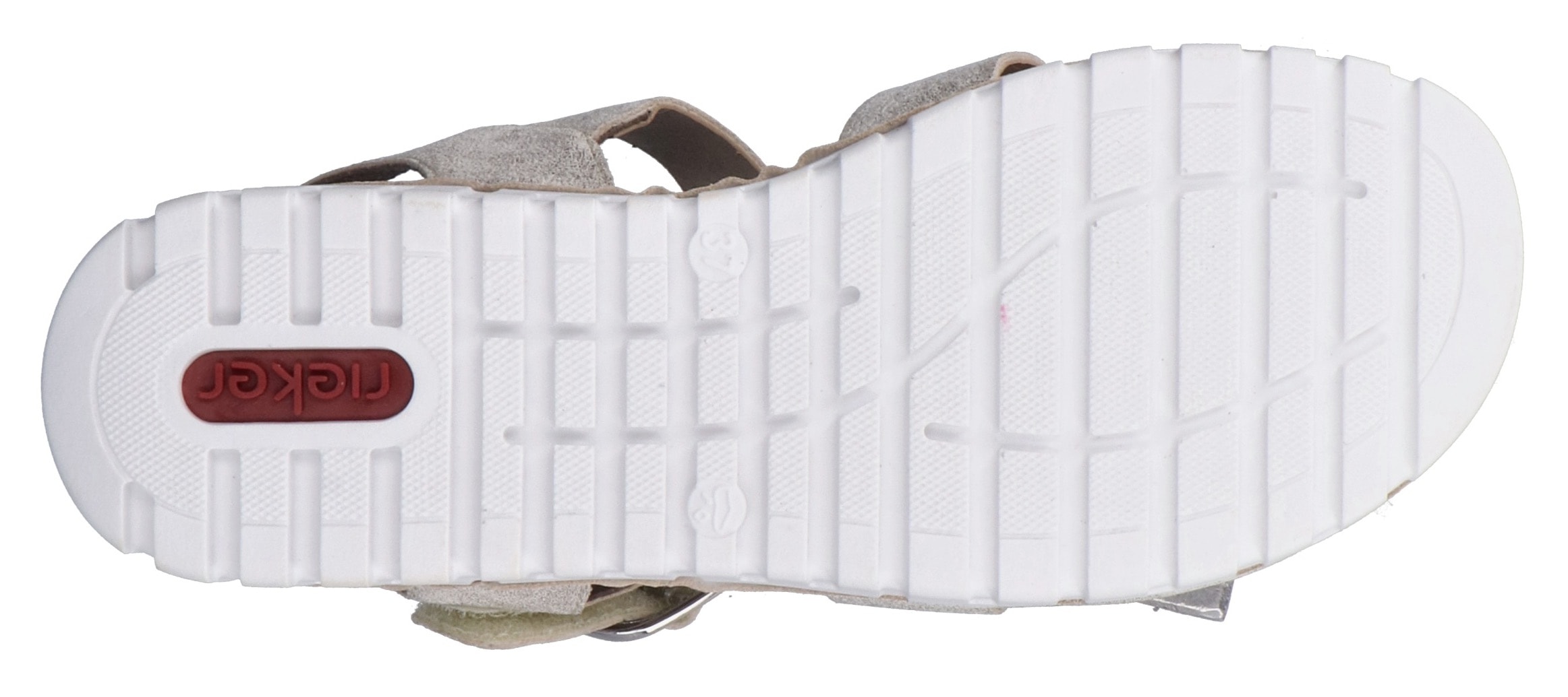 Rieker Plateausandale, Riemchensandale, Sommerschuh, Sandalette mit Klettriemchen