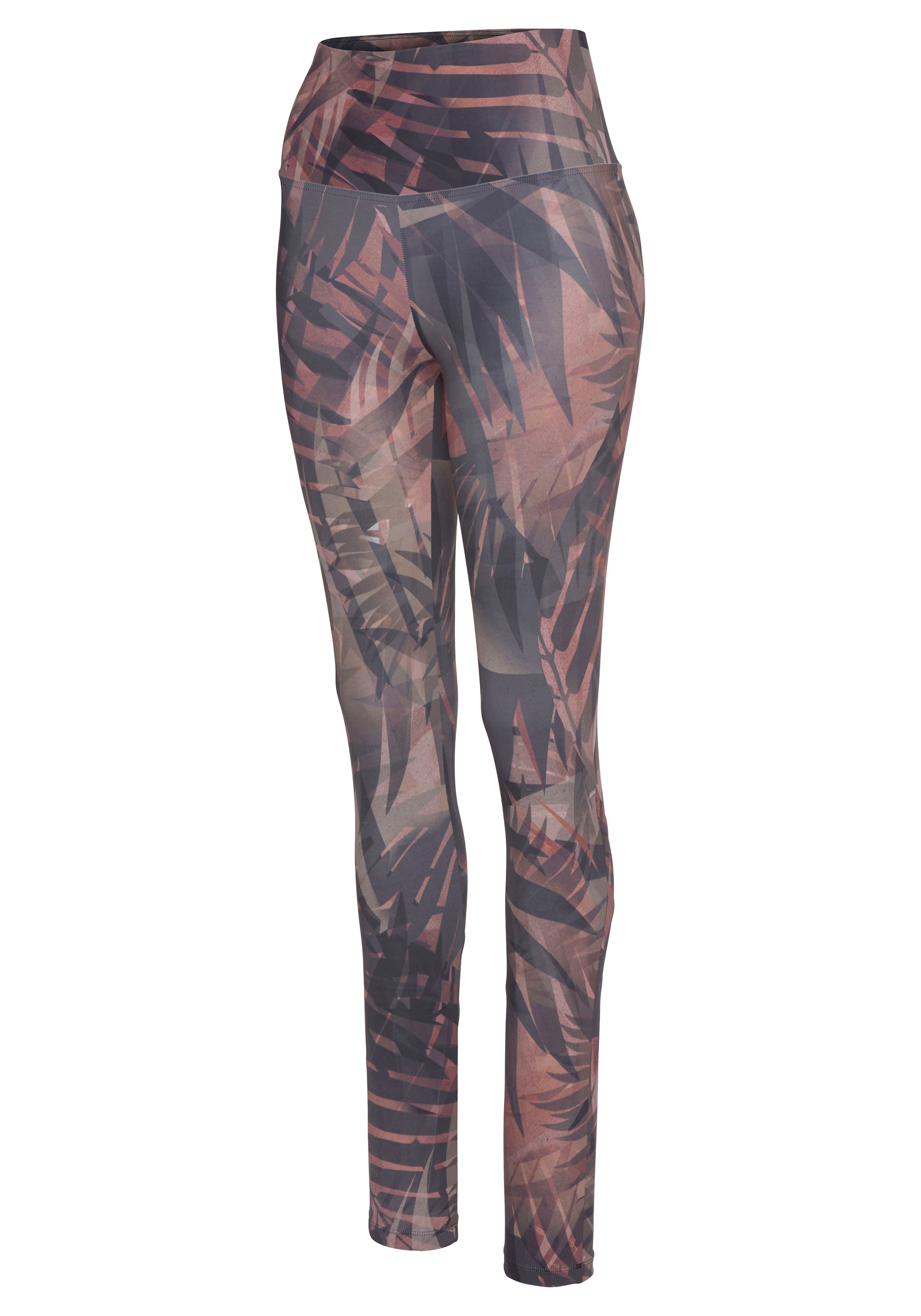 LASCANA ACTIVE Leggings »Tropical«, mit abstraktem Palmenprint, Loungewear