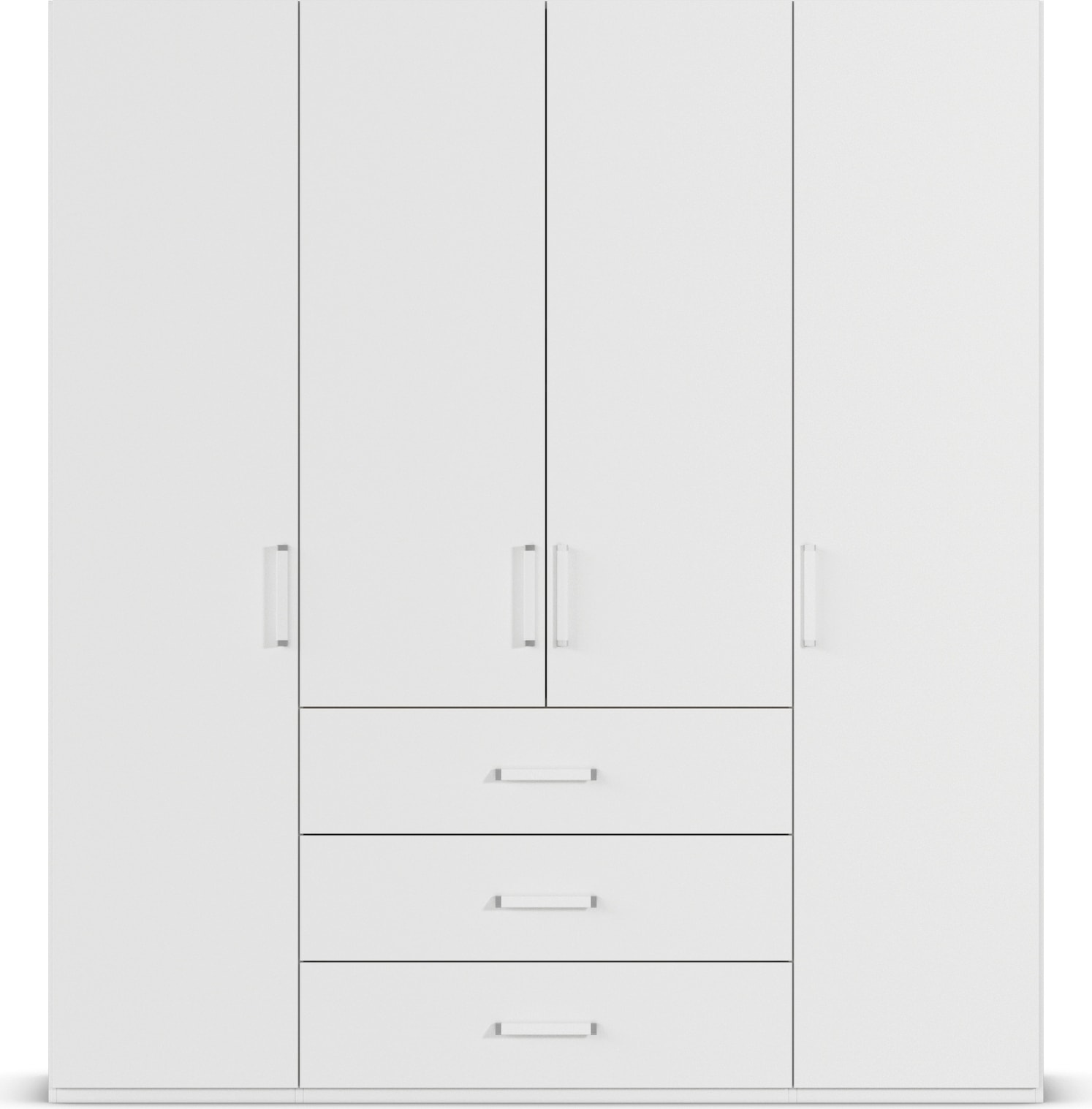 rauch Drehtürenschrank »Kleiderschrank Schrank Garderobe Schlafzimmerschrank EVELYN«, (in 2 Höhen 197 oder 210 cm erhältlich), in elegantem Stil mit Schubladen 3 Breiten und 2 Höhen MADE IN GERMANY