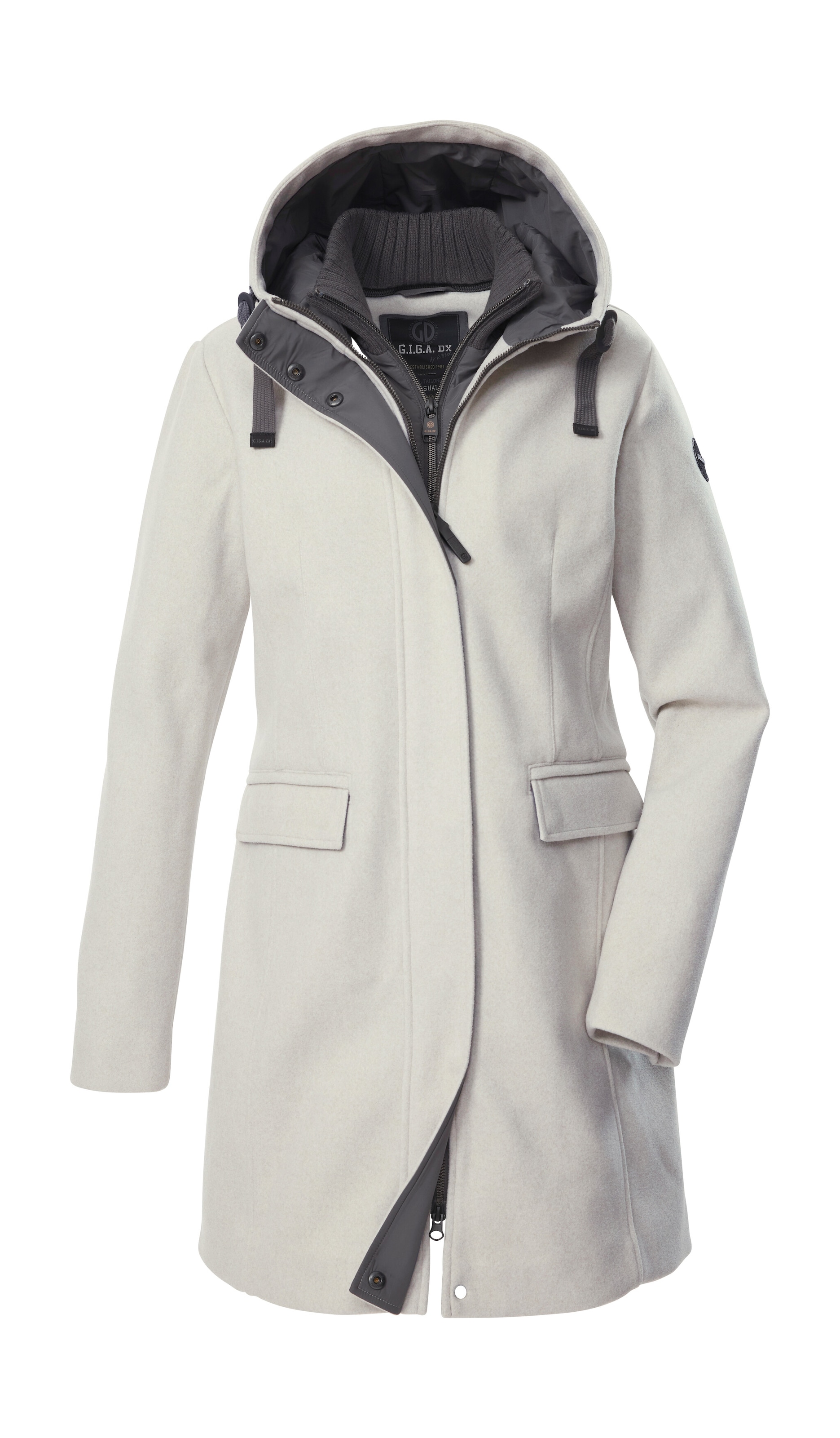 G.I.G.A. DX by killtec Parka »GW 19 WMN PRK«, Windabweisender Damen Parka mit Kapuze, Gilet, 2-Wege-Reißverschluss