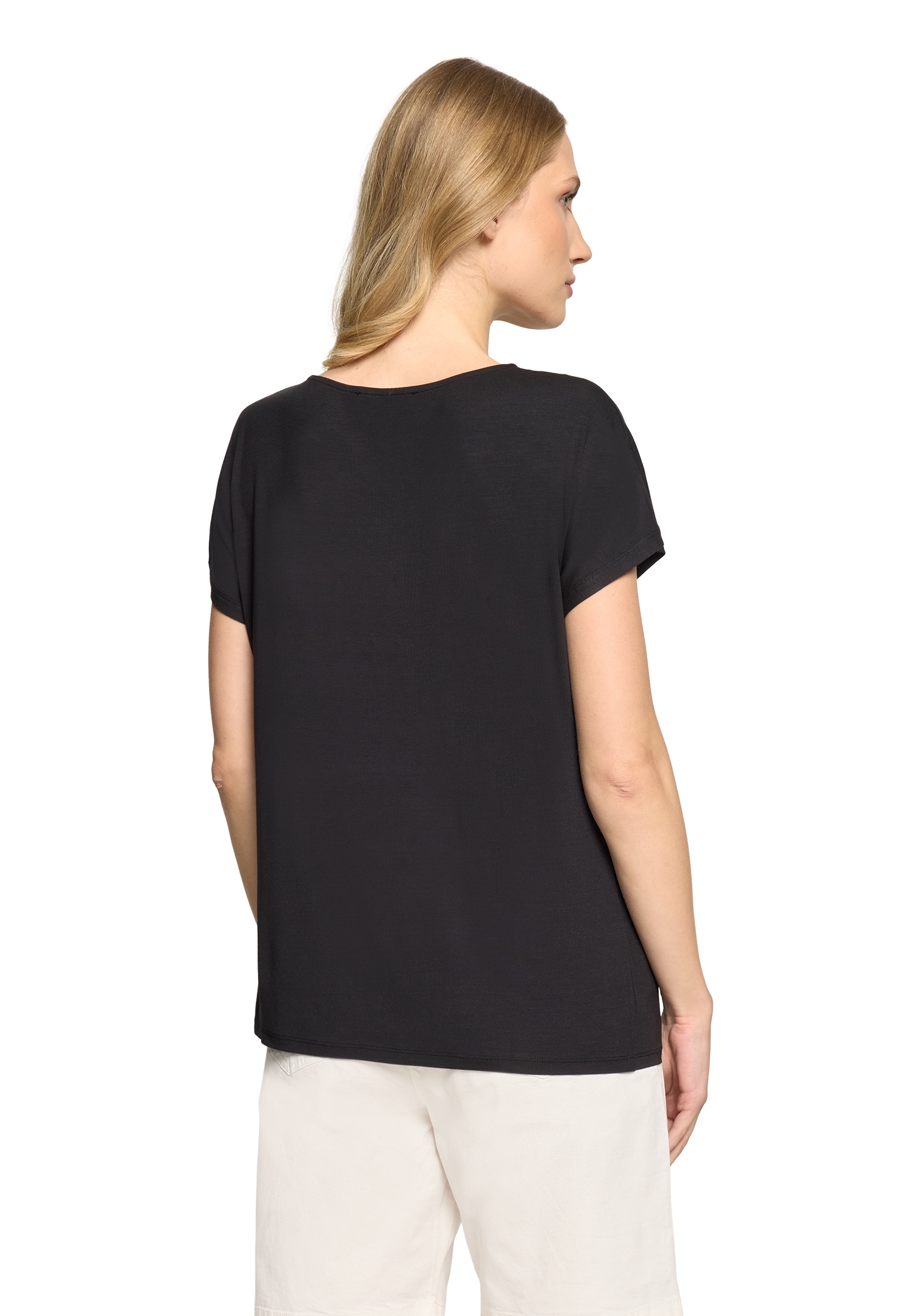 Betty Barclay Rundhalsshirt »Casual-Shirt mit V-Ausschnitt«