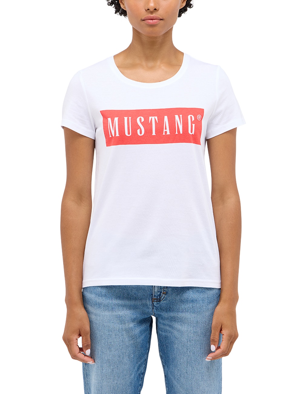 MUSTANG Kurzarmshirt »Damen Style Alma«