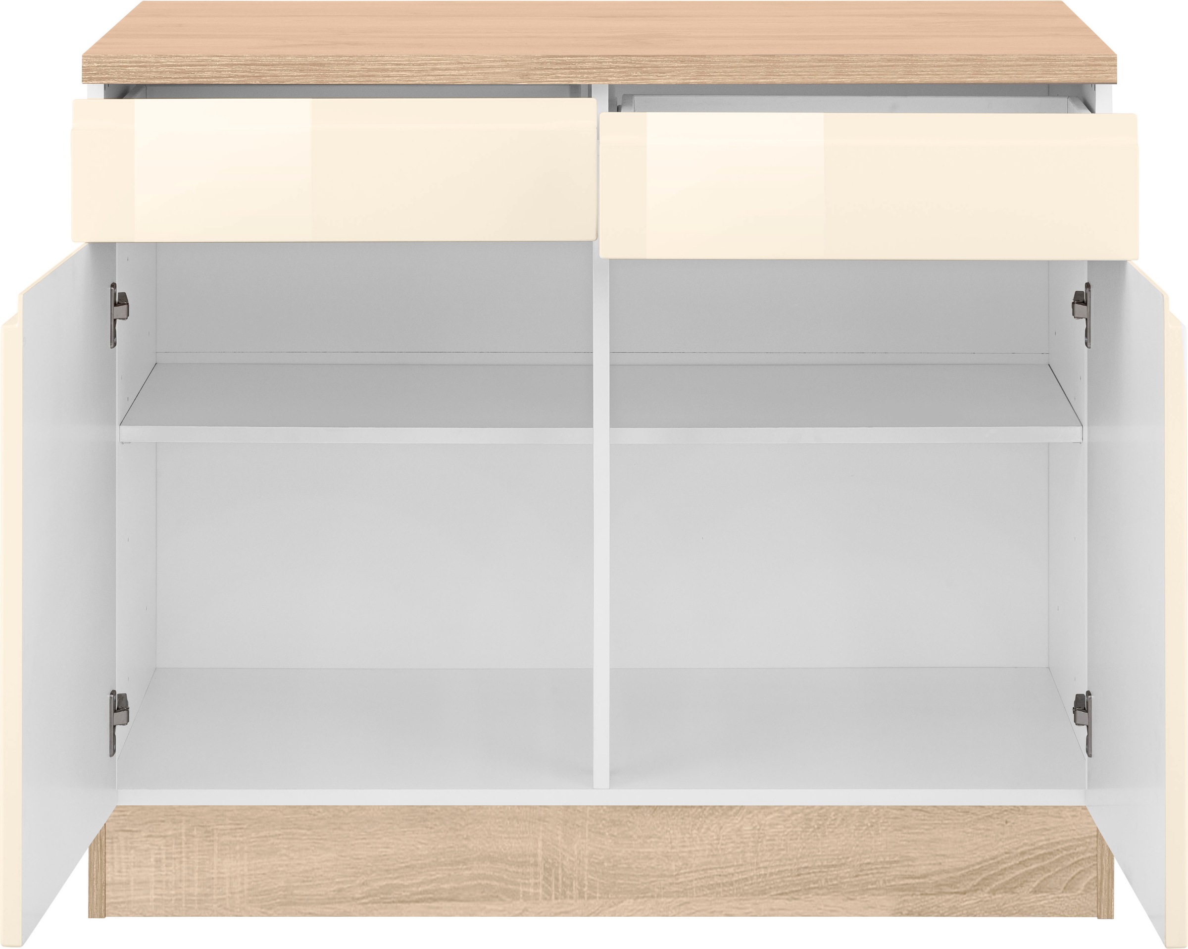 HELD MÖBEL Unterschrank »Virginia«, 100 cm breit, mit 2 Türen und 2 Schubkästen