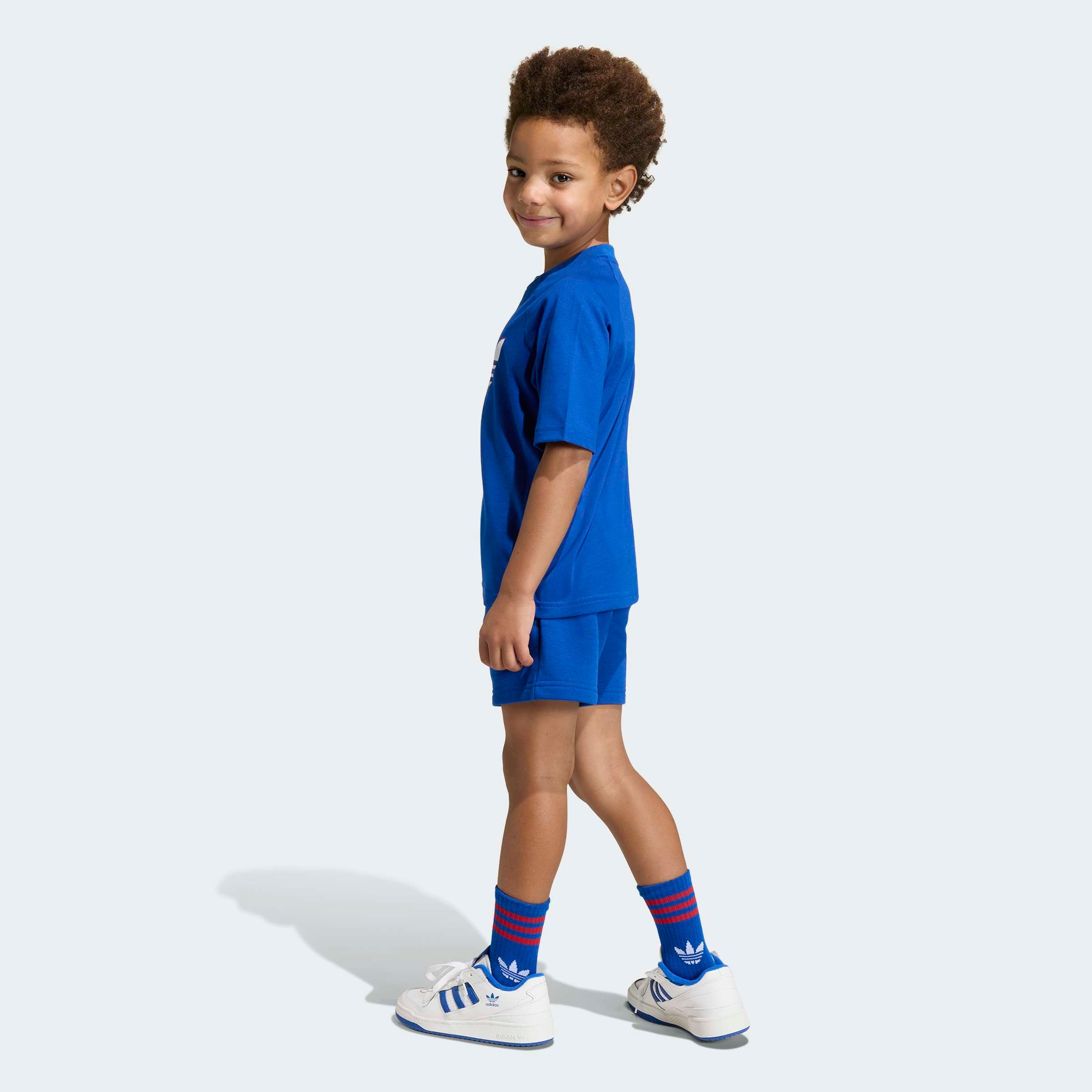adidas Originals Trainingsanzug »TR LO STS« 2 tlg. für Kinder, mit 2 Teilen, aus Baumwolle, neutraler Schnitt