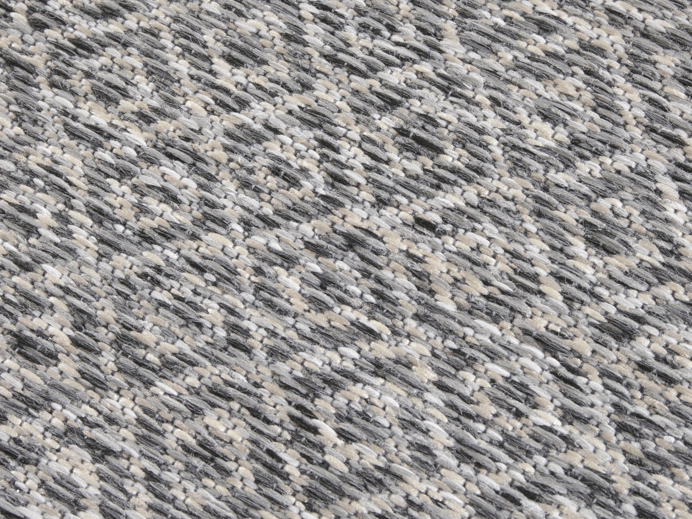 ELLE DECORATION Teppich »Croix«, rechteckig, 6 mm Höhe, Strapazierfähig und pflegeleicht, Flachgewebe