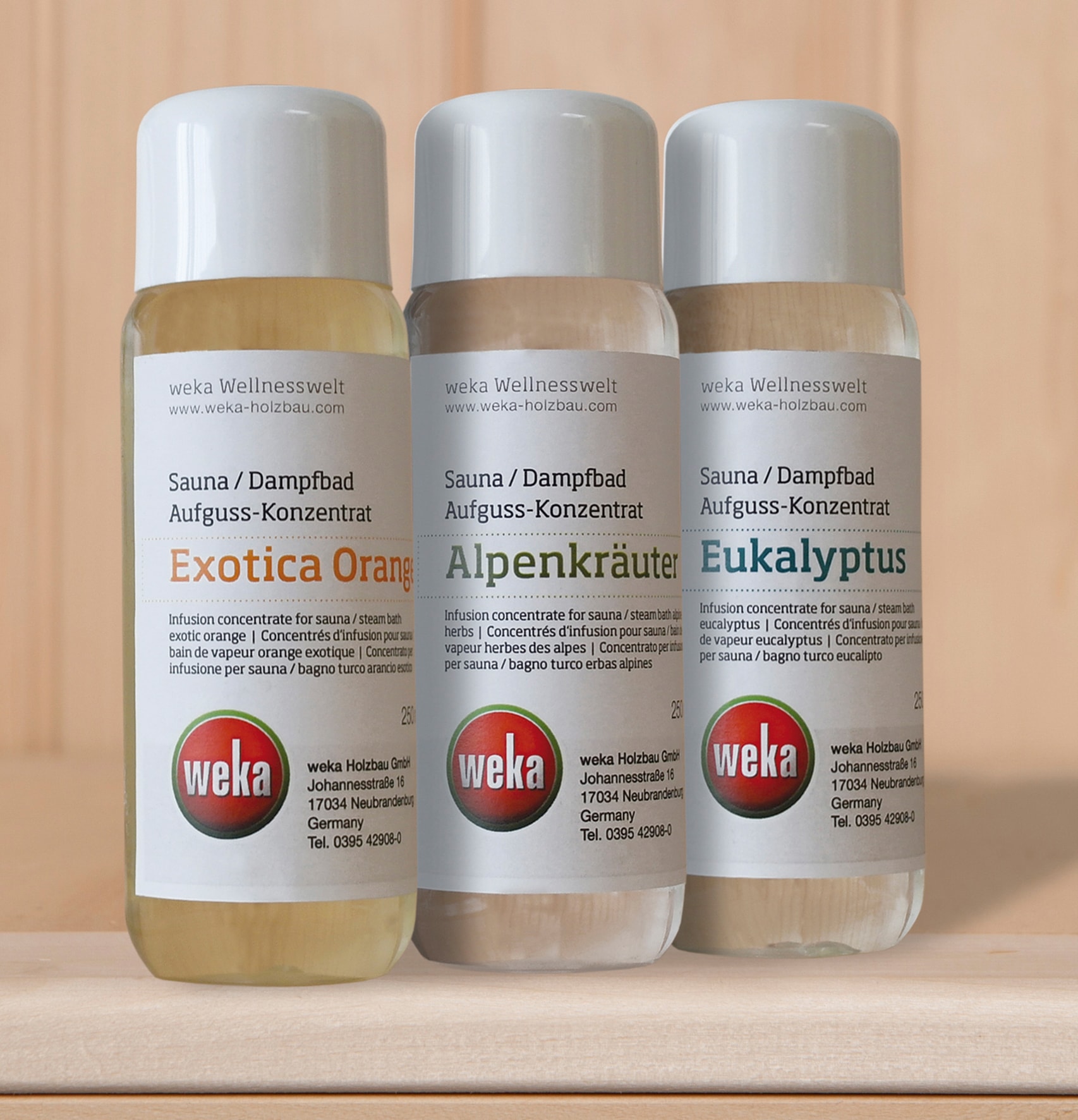 weka Aufgusskonzentrat, je 250ml