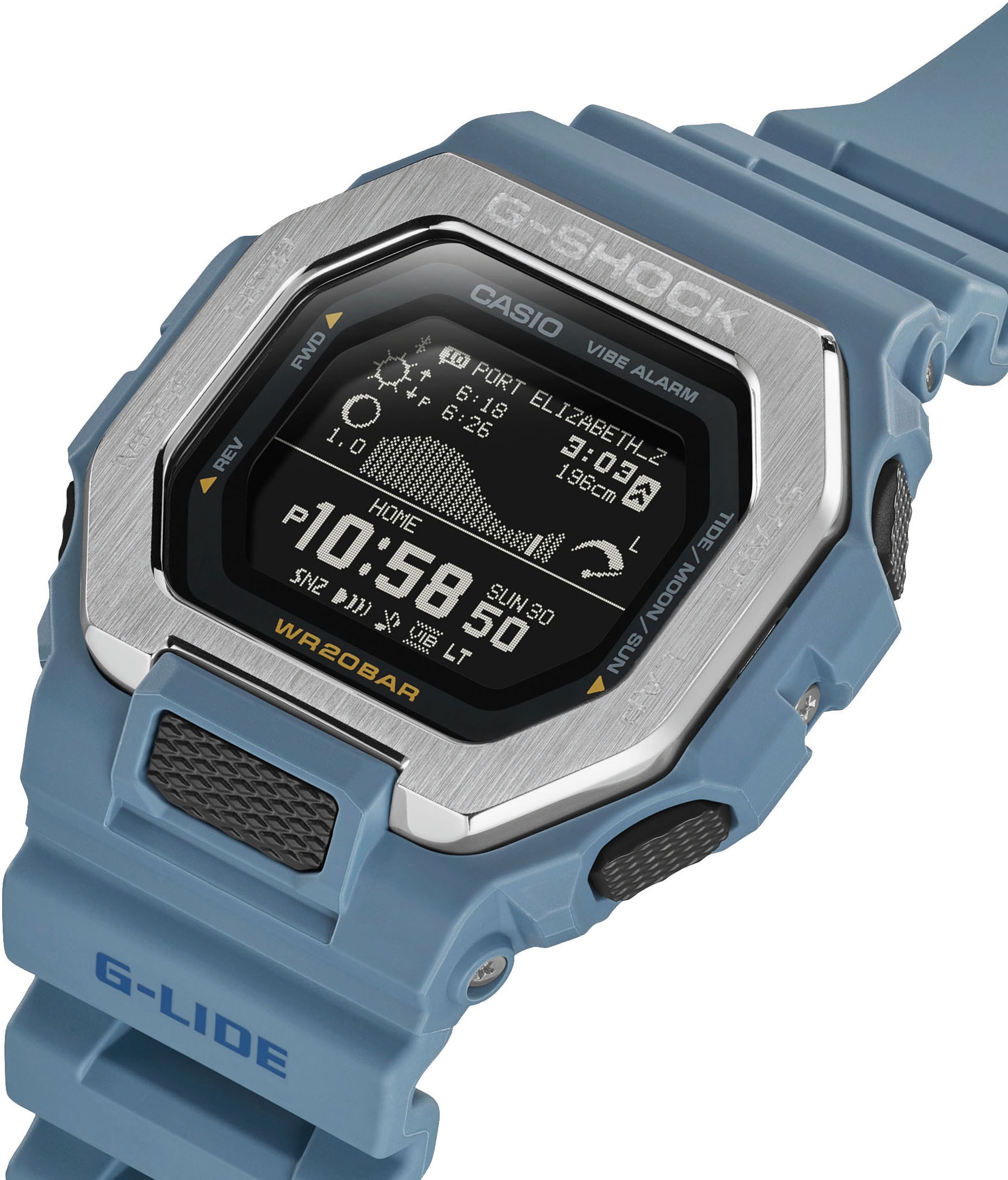 CASIO G-SHOCK Smartwatch, Armbanduhr, Herrenuhr, Bluetooth, Super-Auto LED Light, Training Log)