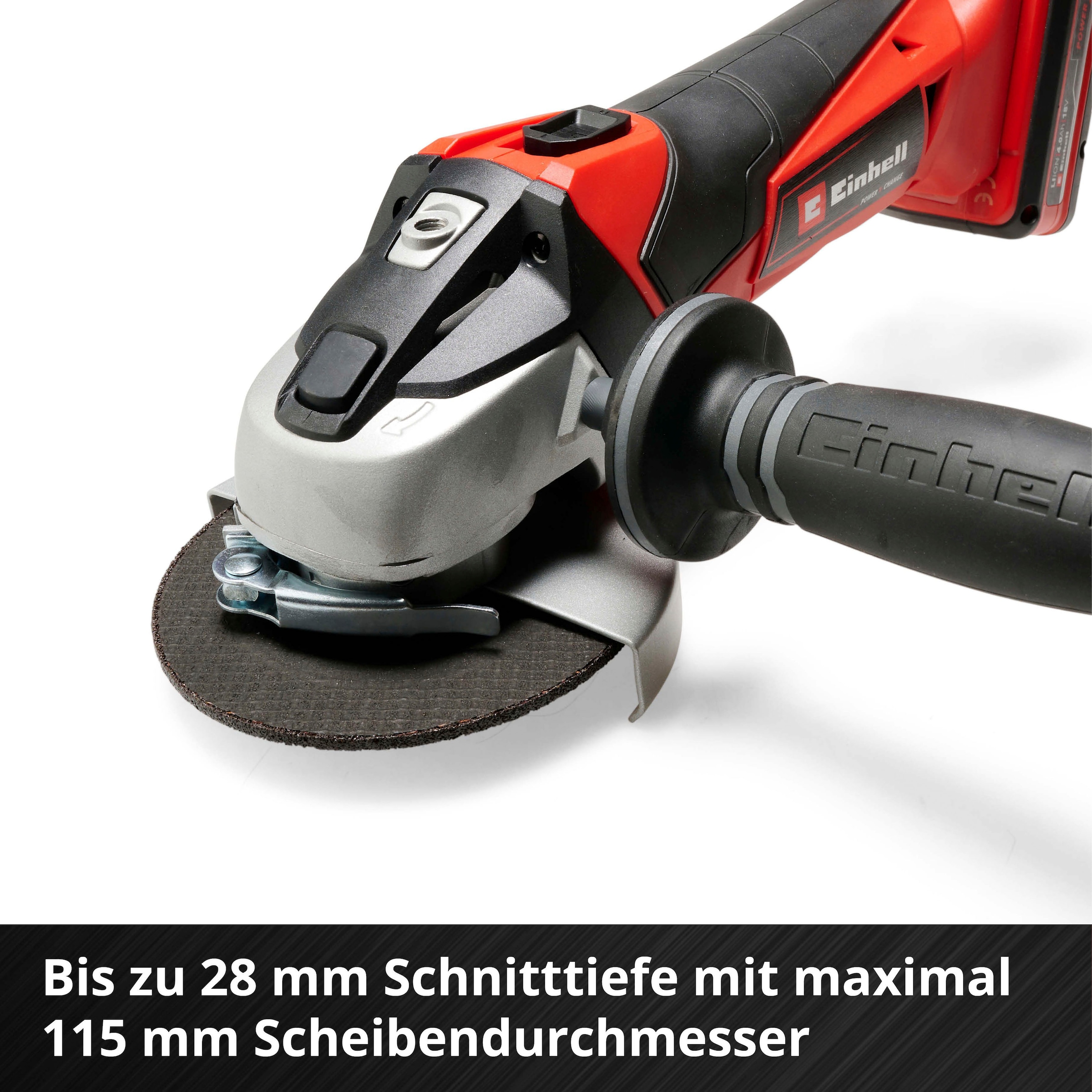 Einhell Akku-Winkelschleifer »TE-AG 18 Li-Solo«, Power X-Change, 115 mm, 18 V, ohne Akku