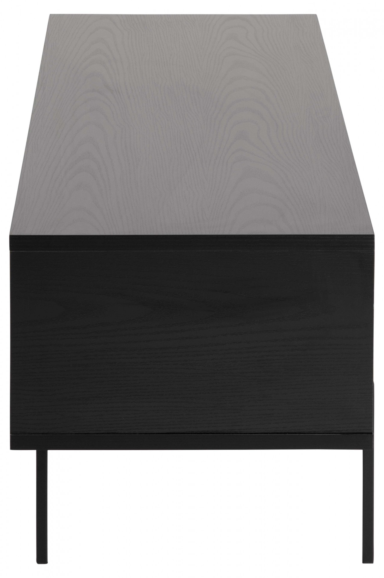 ACTONA GROUP TV-Schrank »Angus«, TV-Bank,TV Tisch mit 1 Schiebetür schwarz. Höhe 44,50 cm
