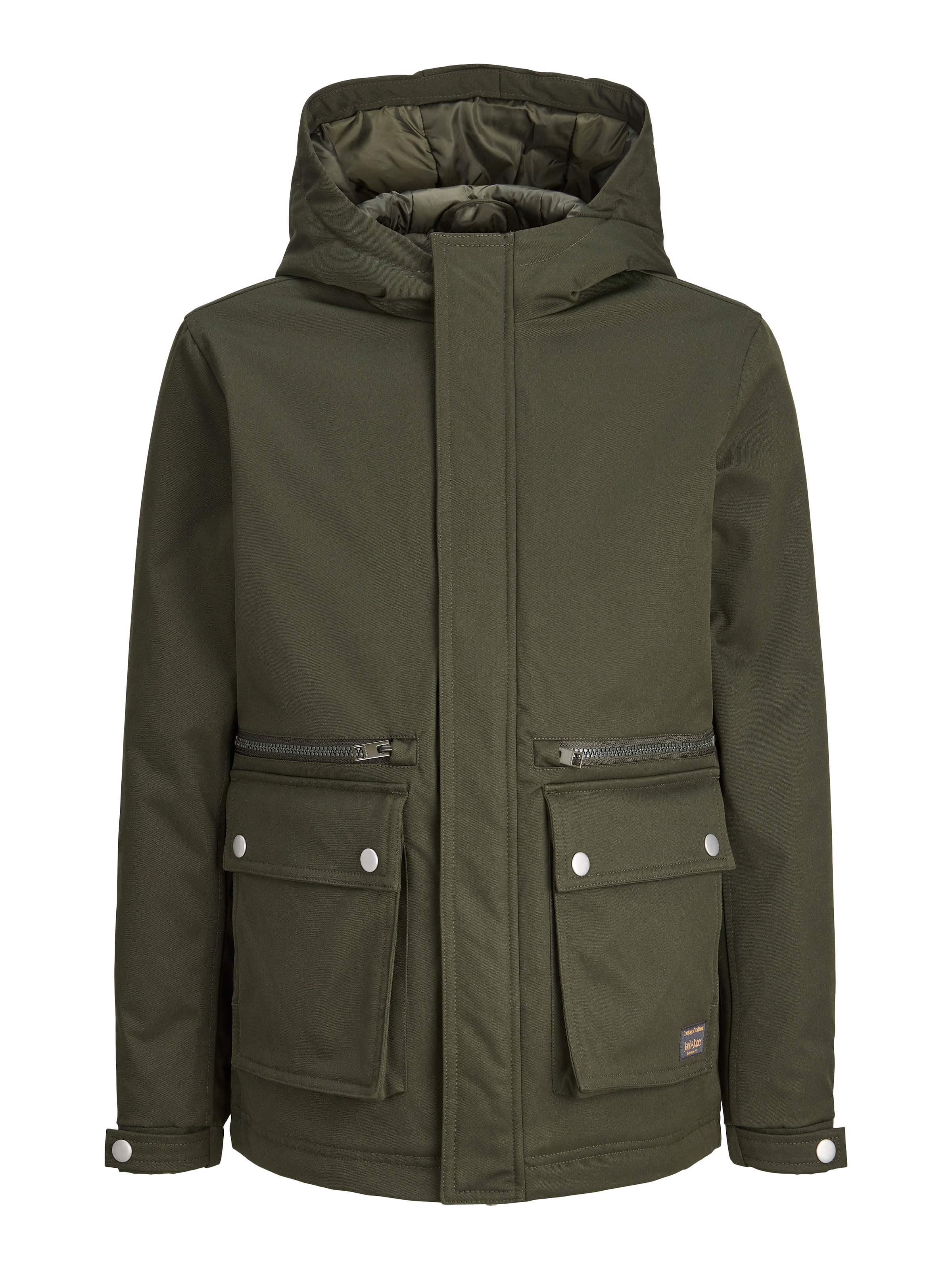 Jack & Jones Junior Parka »JJEWOLF PARKA JACKET SN JNR« mit Kapuze Kunstfaser, normal geschnitten