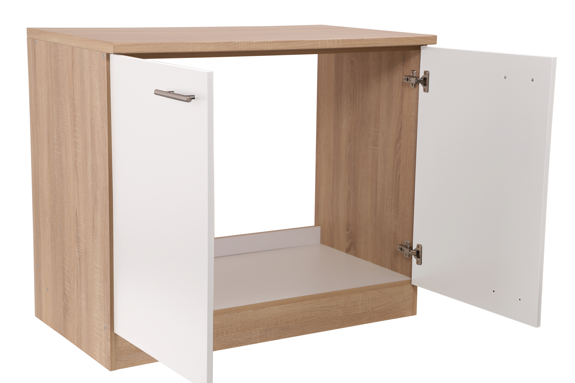 RESPEKTA Spülenschrank »Merle« Breite 100 cm, Soft-Close, Griffe aus Metall, 85 cm Arbeitshöhe