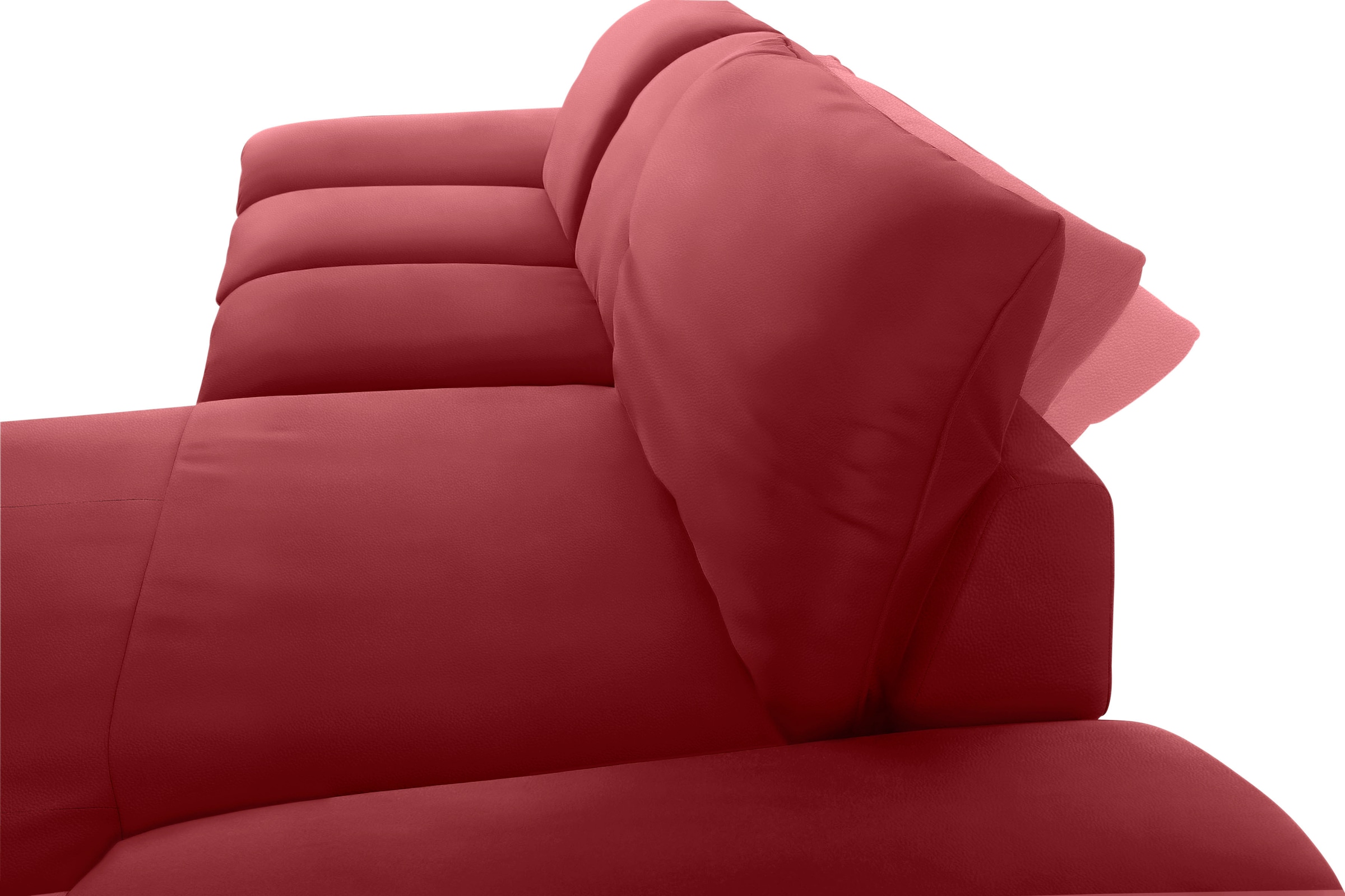W.SCHILLIG Ecksofa »enjoy&MORE, Designsofa, elegant und bequem, L-Form«, Sitztiefenverstellung, Füße schwarz pulverbeschichtet, Breite 310 cm