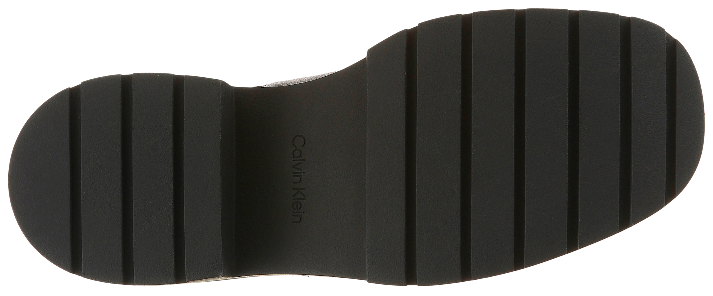 Calvin Klein Jeans Chelseaboots »CHUNKY CHELSEA BOOT LTH«, Schlupfboots, Stiefelette in bequemer Form