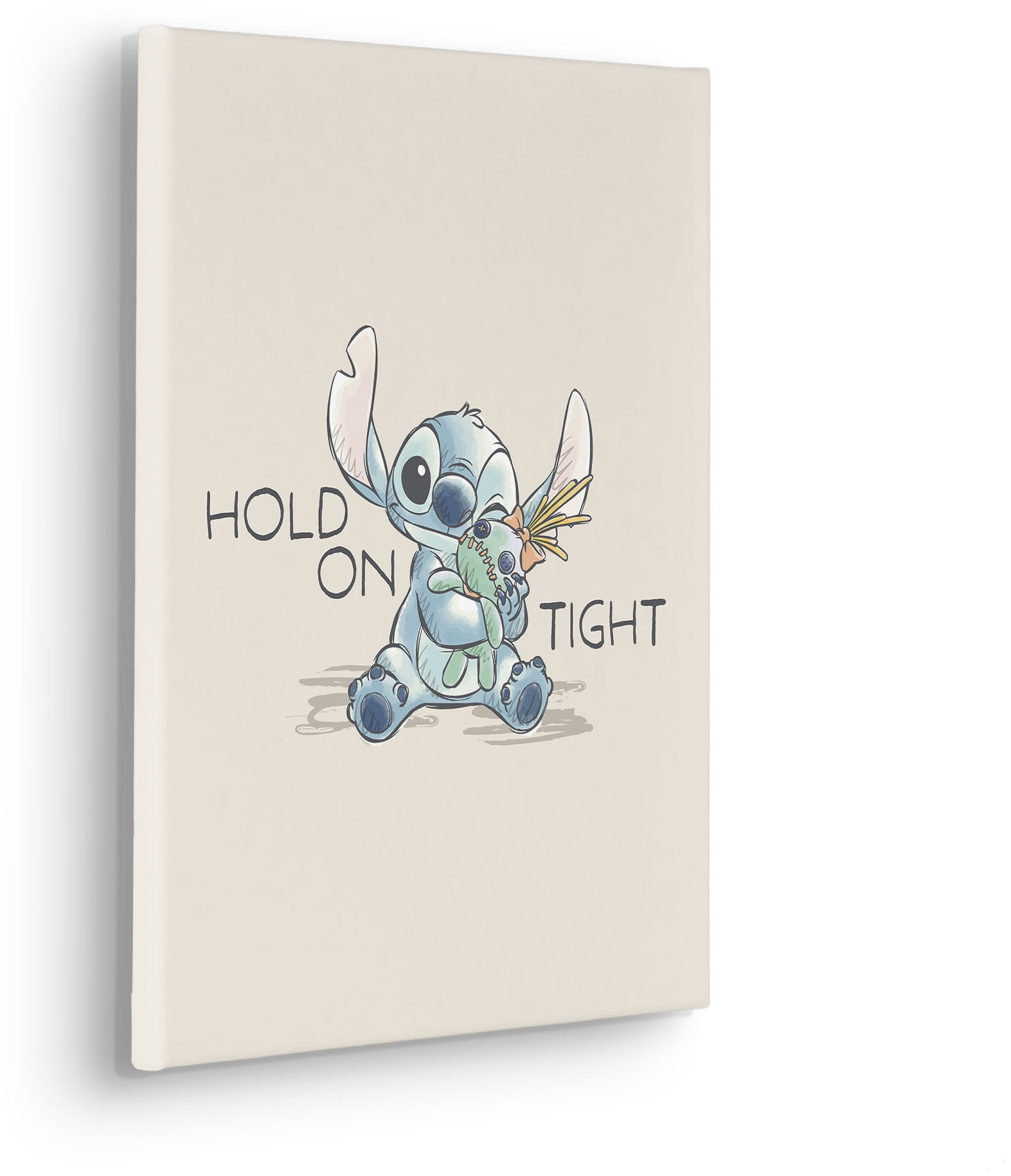 Komar Leinwandbild »Disney Lilo and Stitch Hold On Tight«, Disney, (1 St.), 30 x 40 cm (Breite x Höhe) - Kinderzimmer, Dekoration
