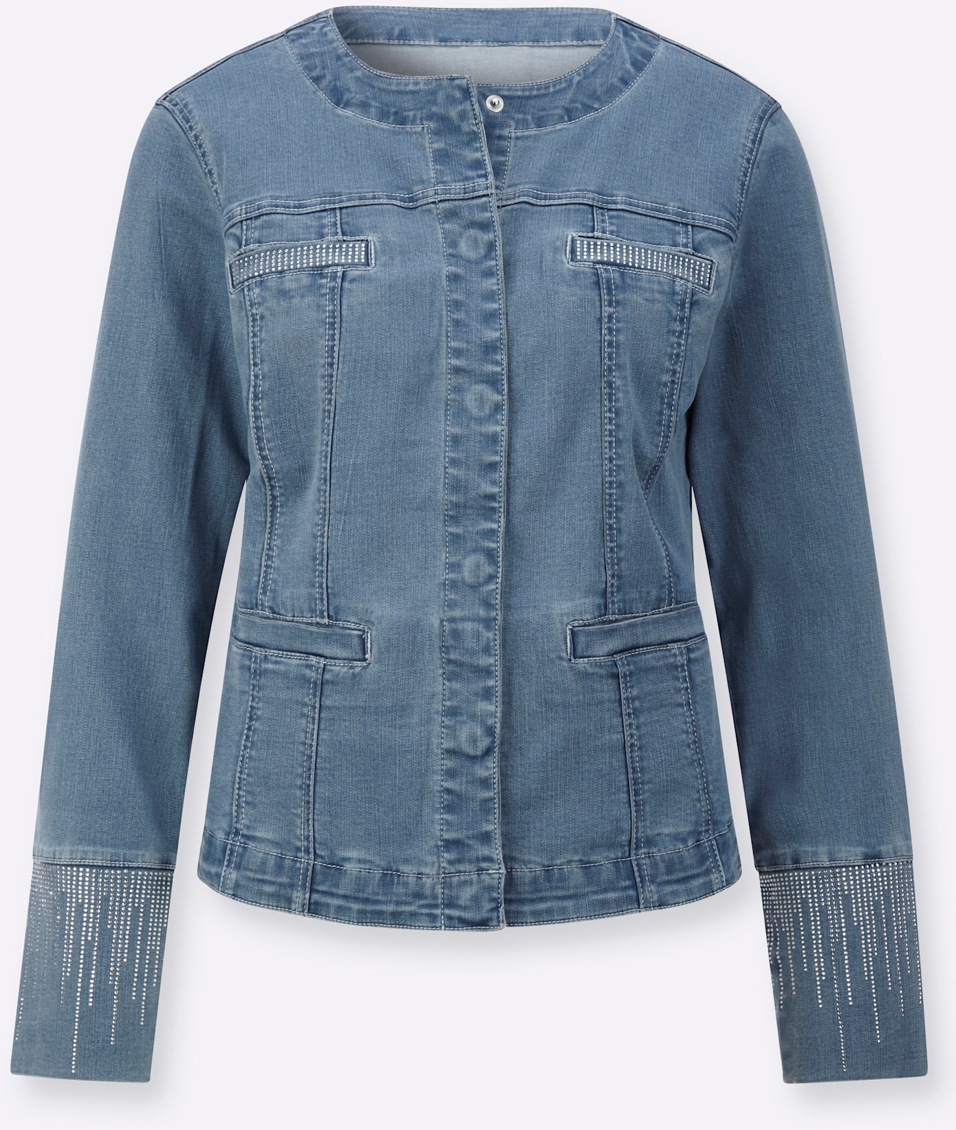 creation L Jeansjacke ohne Kapuze