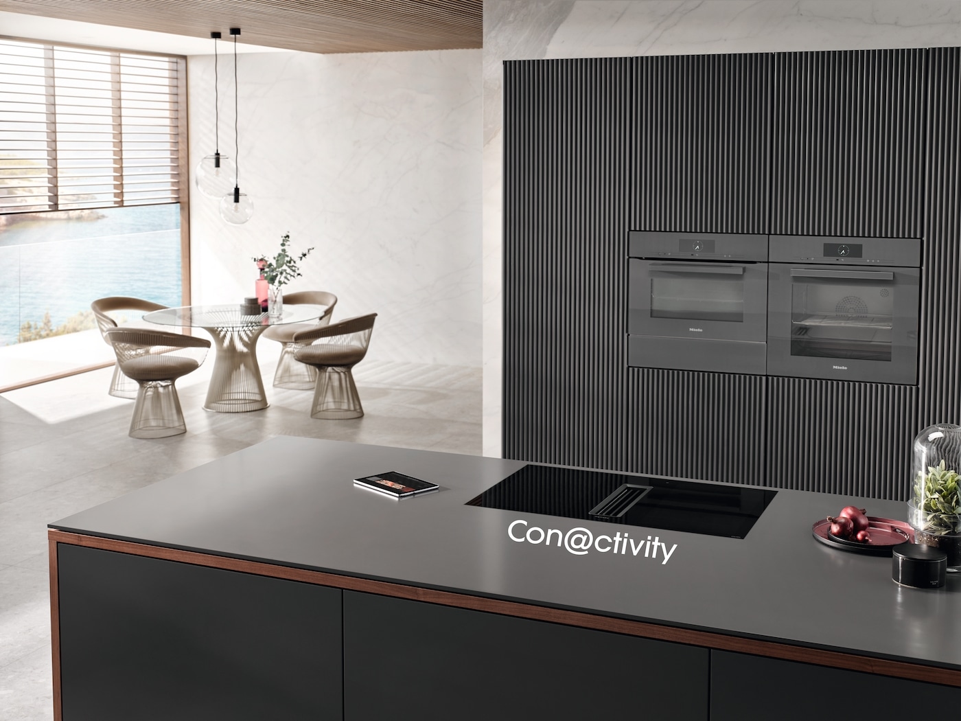 Miele Kochfeld mit Dunstabzug »KMDA 7676 FL-A BlackPerfection«