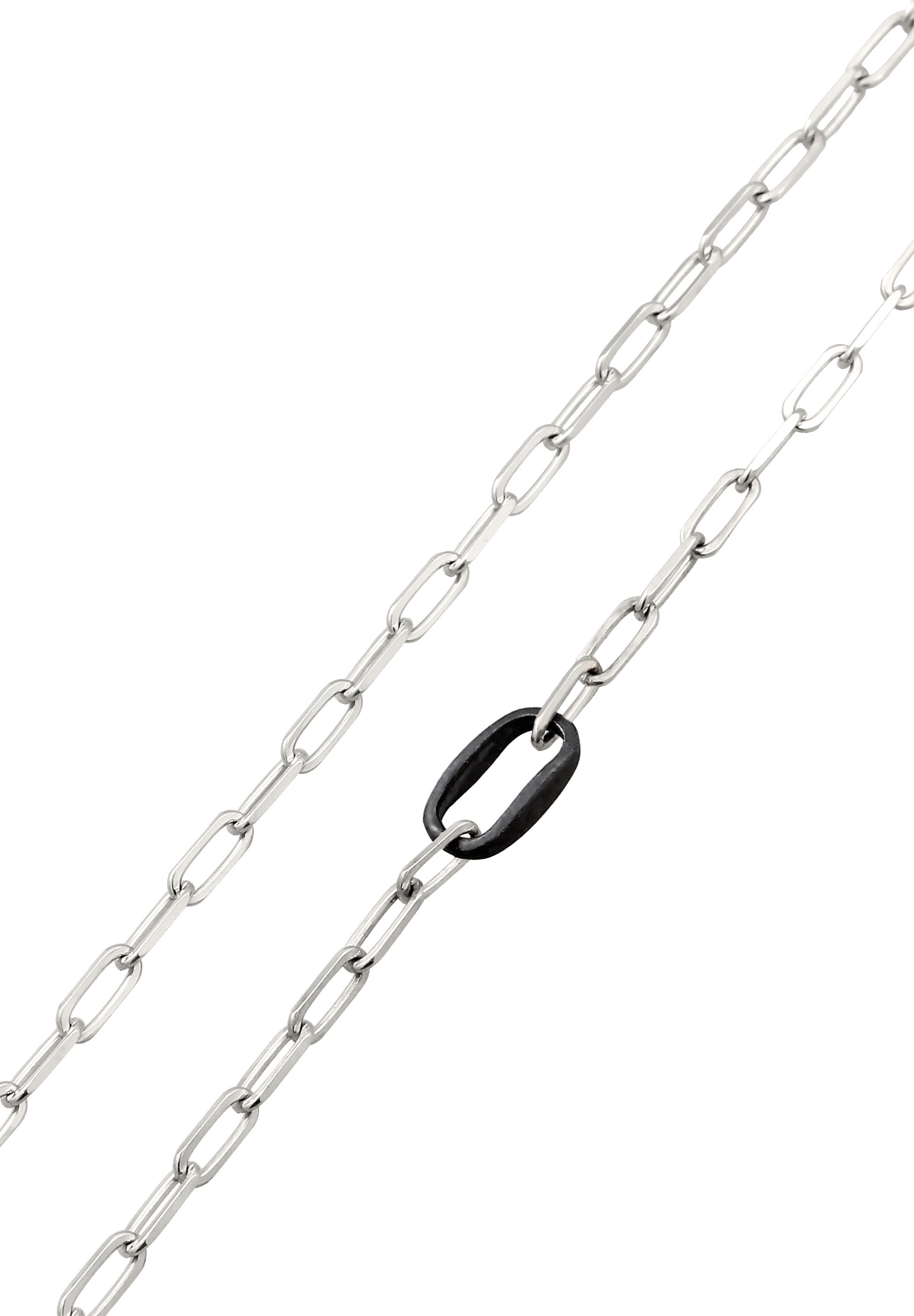 Kuzzoi Silberkette »Halskette Gliederkette Modern Herren 925 Sterling Silber«
