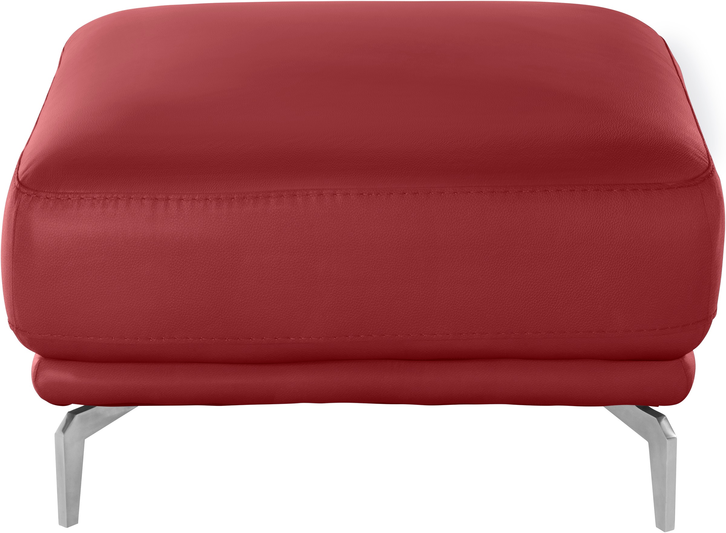 W.SCHILLIG Hocker »montanaa« mit Metallfüßen in Chrom glänzend, Breite 71 cm