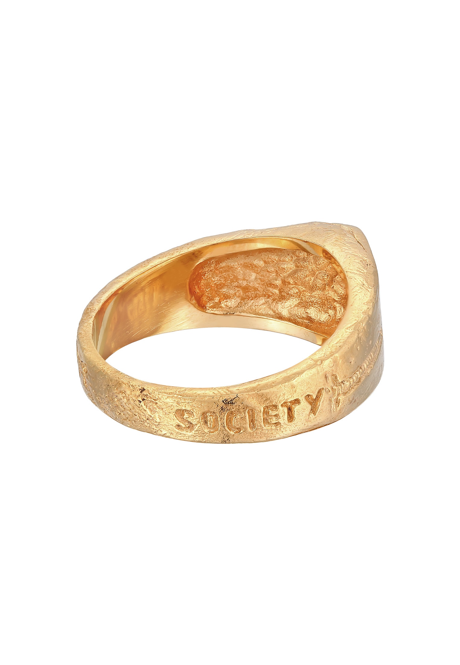 HAZE & GLORY Siegelring »Ring Herren Siegelring - Coconut Society 925 Silber«