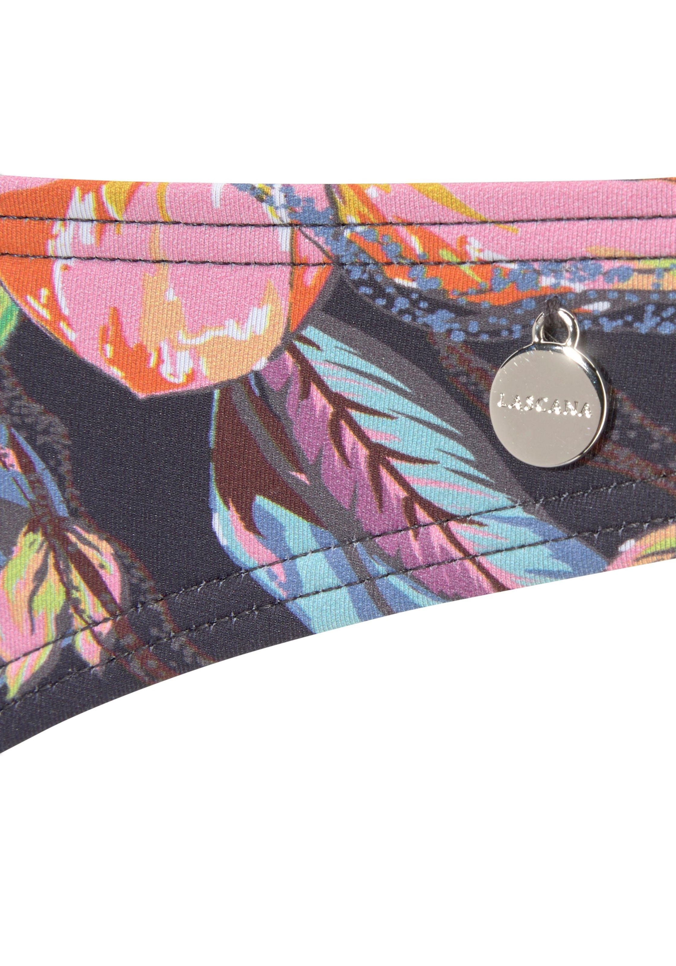 LASCANA Bikini-Hose »Malia«, in knapper Brasilien-Form mit tropischem Print