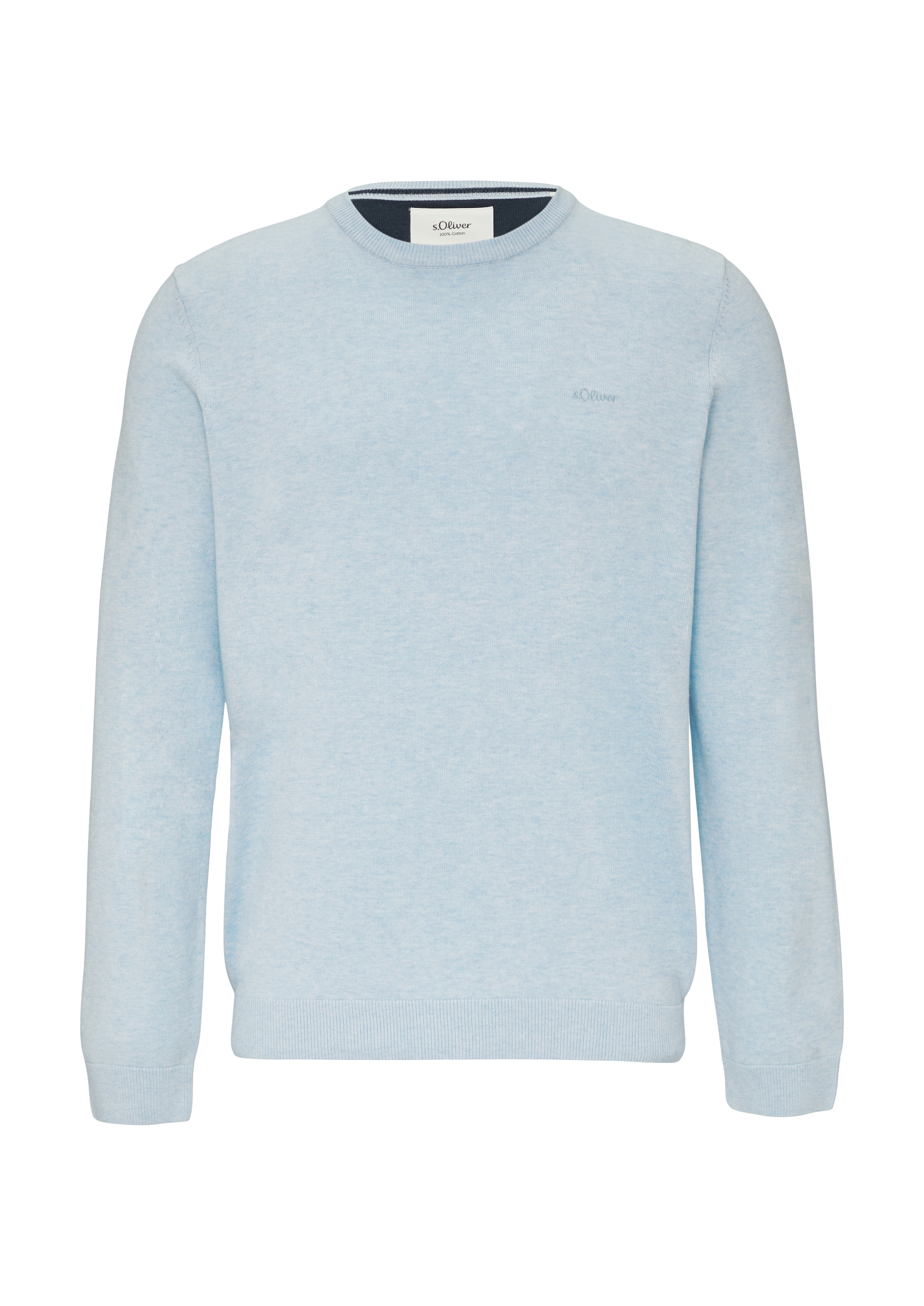 s.Oliver Strickpullover, mit Logostickerei
