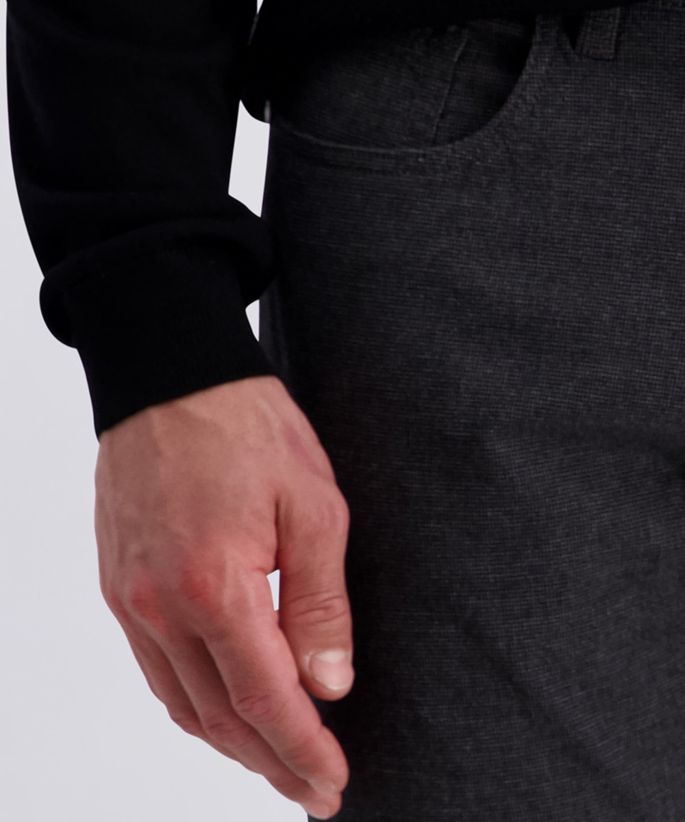 Pierre Cardin 5-Pocket-Hose »PC-Lyon«, fein gemusterst