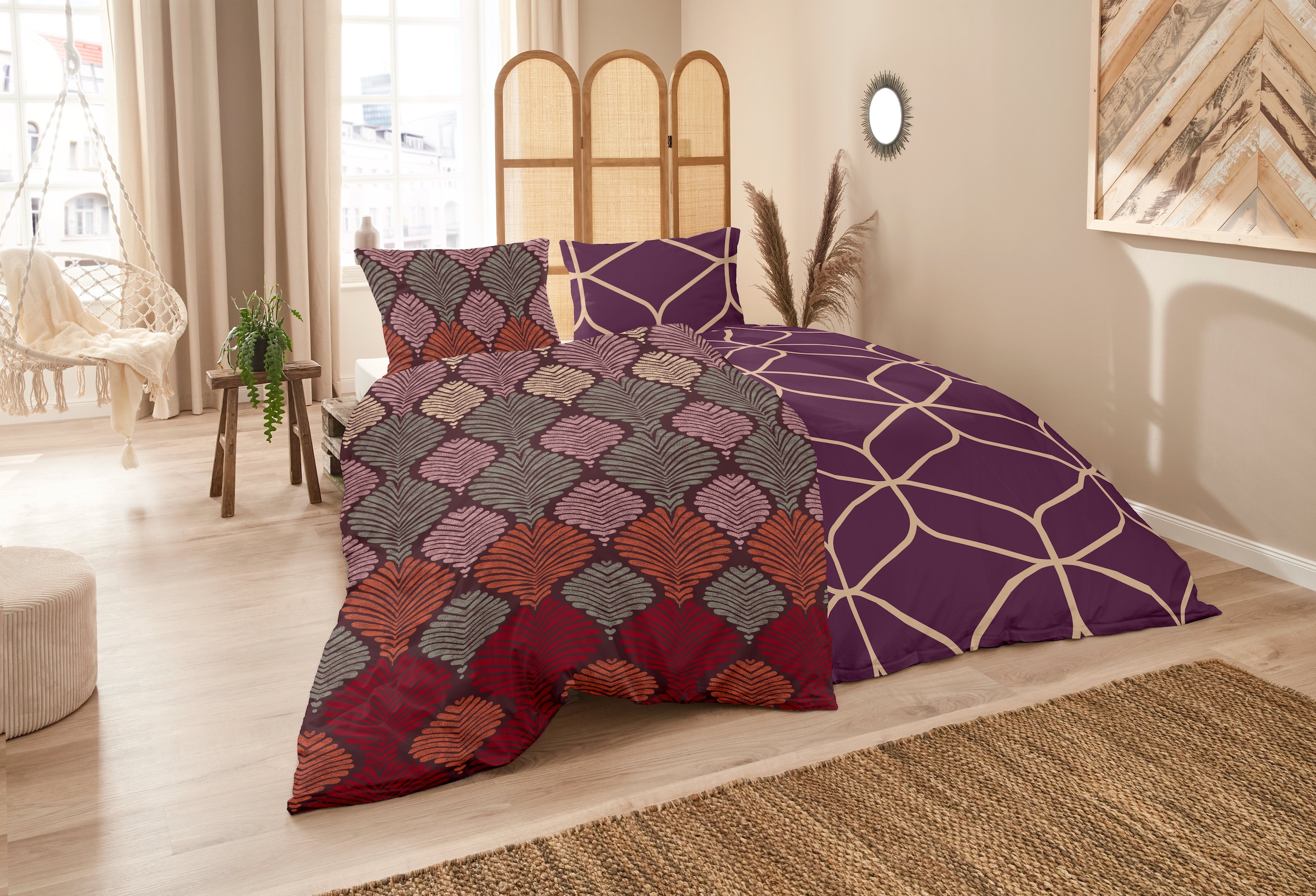 Primera Bettwäsche »Edelflanell-Bettwäsche Marakesh« 2 Stk. tlg. mit orientalischem Flair