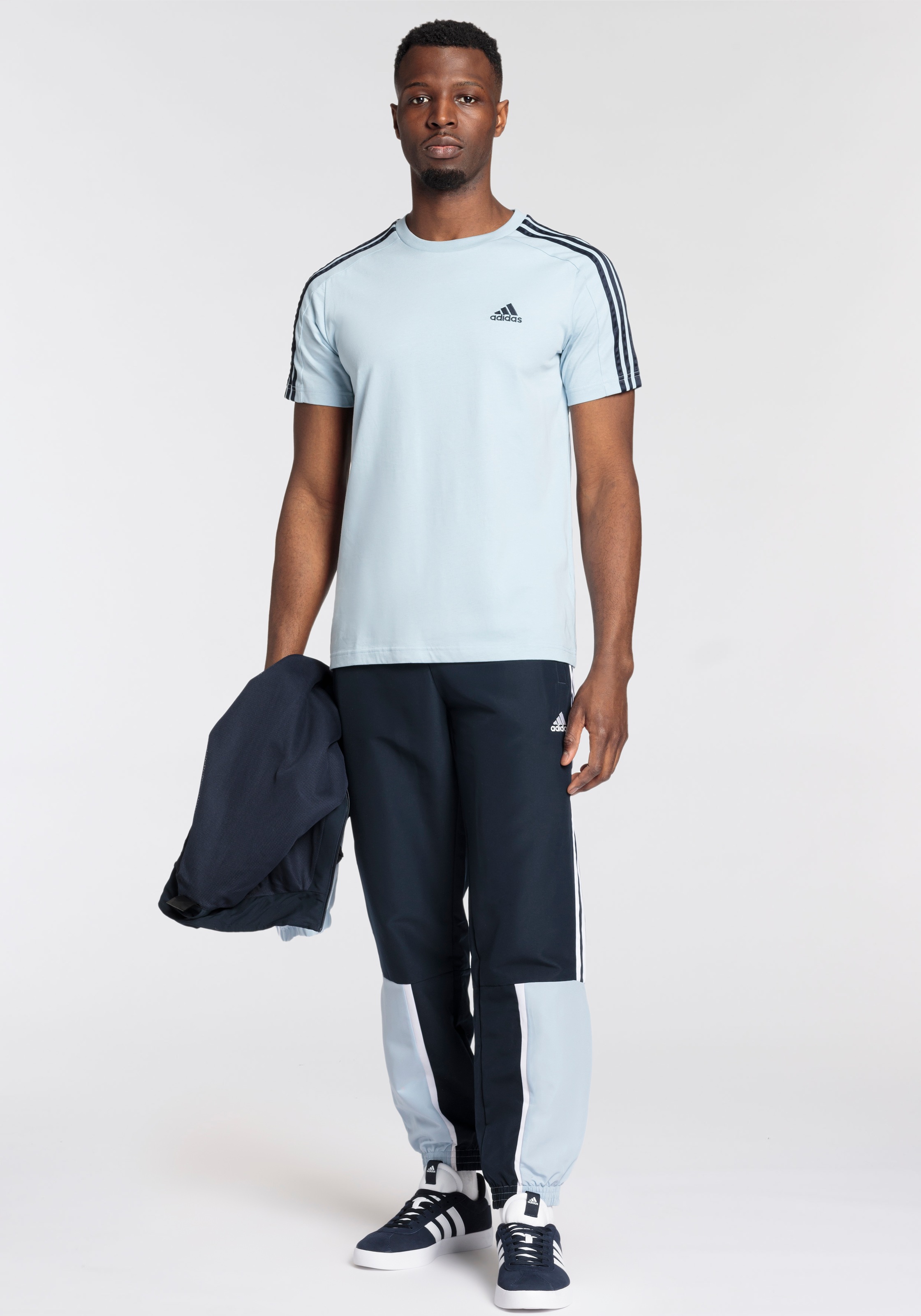 adidas Sportswear Trainingsanzug »M CB 3S TS«, (2 tlg.)