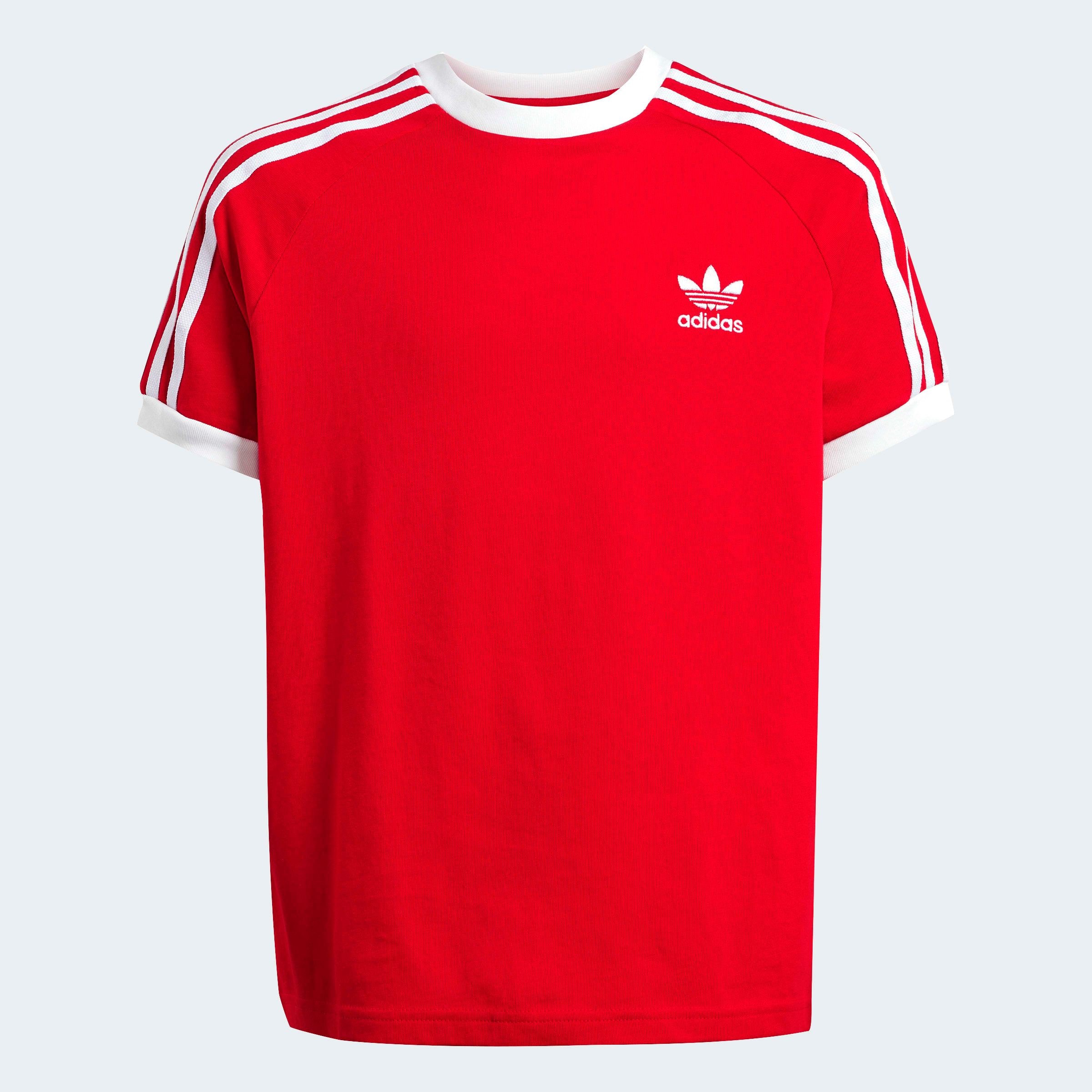 adidas Originals T-Shirt »ADICOLOR 3-STREIFEN KIDS« sportlicher Stil, mit kurzen Ärmeln, für Kinder, aus Baumwolle
