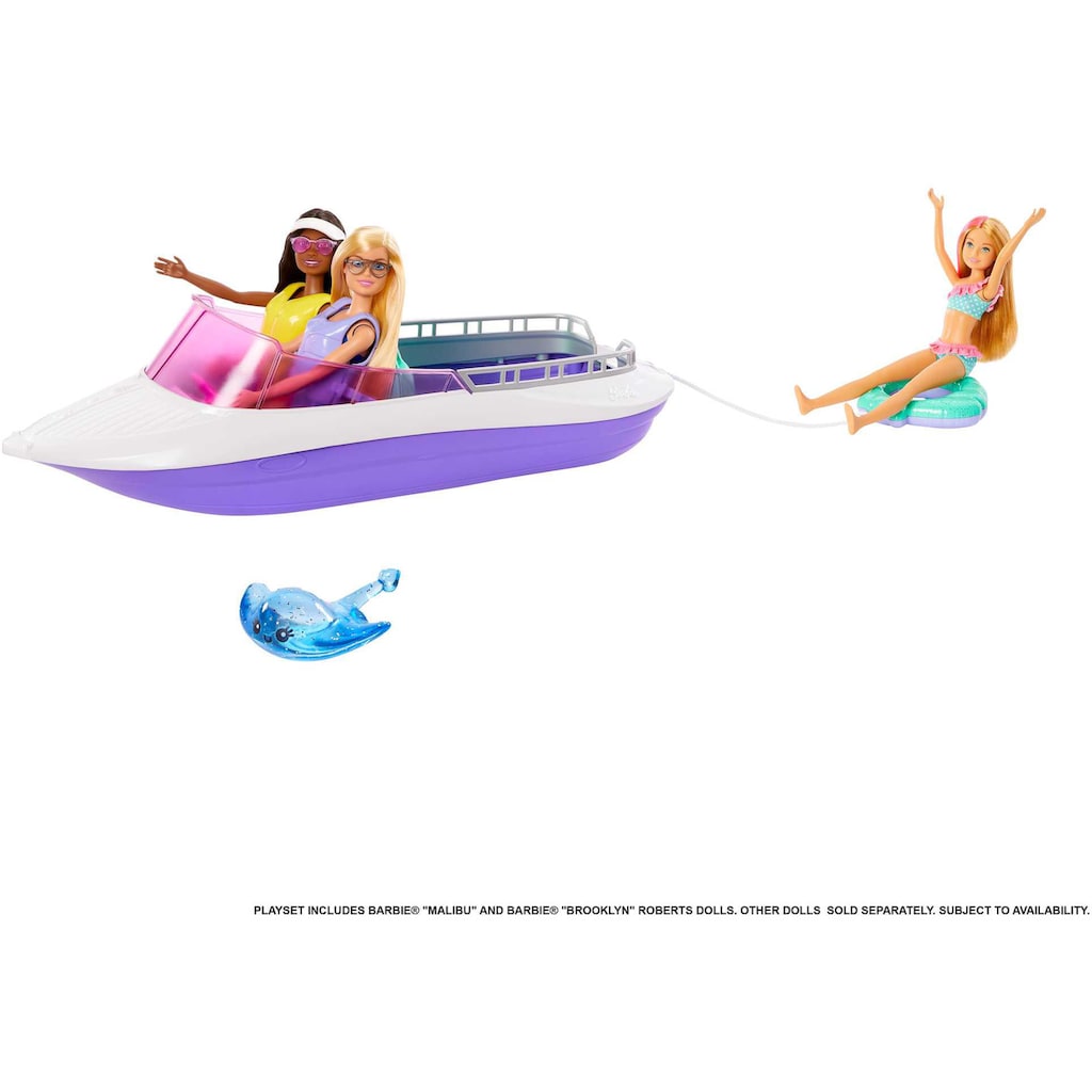 Barbie Spielzeug-Boot »Meerjungfrauen Power, Schnell-Boot«, mit 2 Puppen