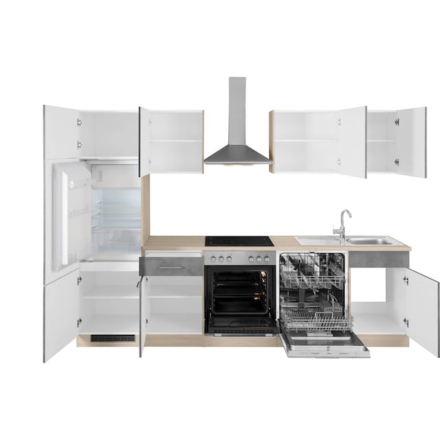 wiho Küchen Küchenzeile »Zell«, ohne E-Geräte, Breite 280 cm kaufen im OTTO  Online Shop