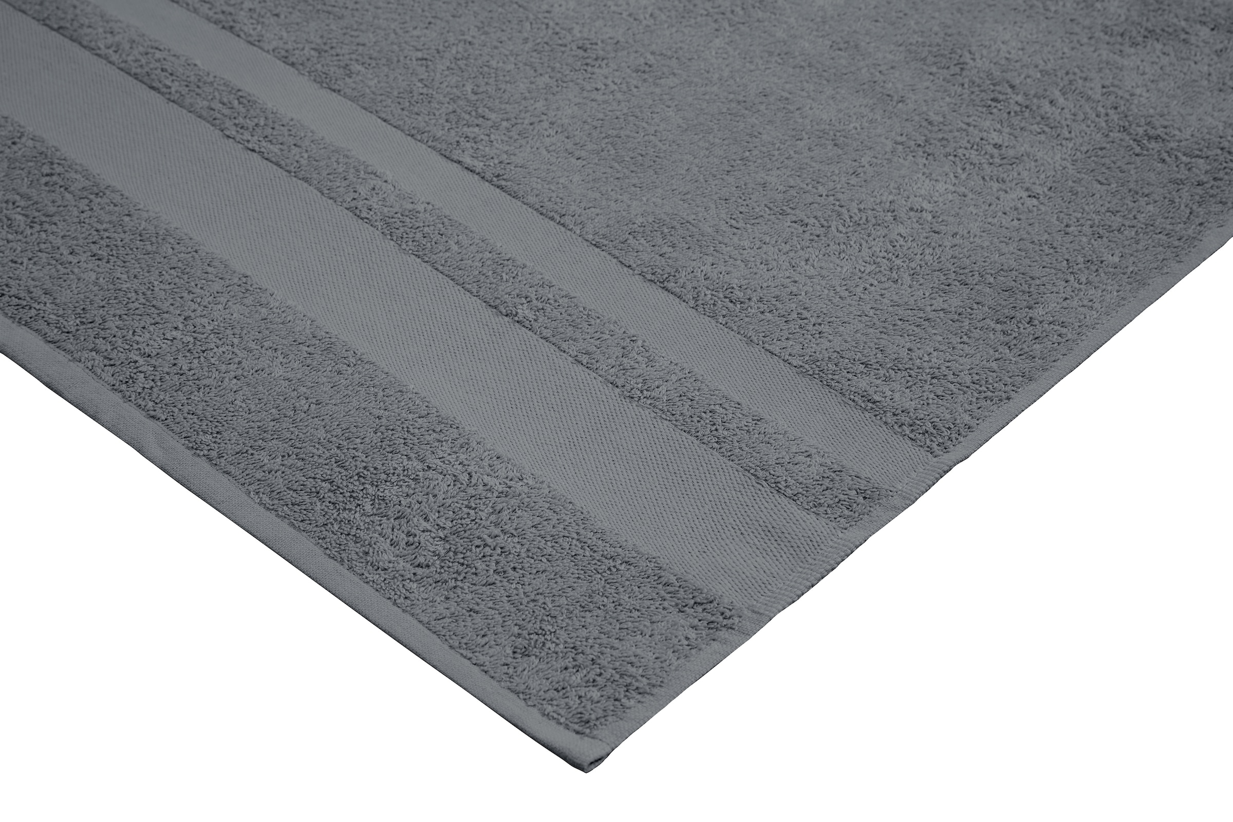 OTTO home Duschtücher »Vanessa, 4 Duschtücher, 70x140cm, in Standard- und Premium-Qualität« Handtücher mit Bordüre, 100% Baumwolle, einfarbig, weich