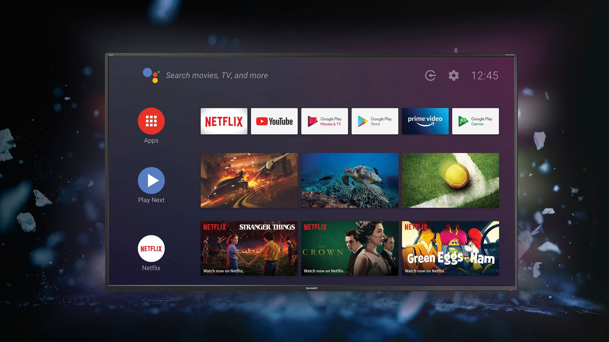 Sharp LED-Fernseher »4T-C65FNx«, 4K Ultra HD, Android TV-Smart-TV