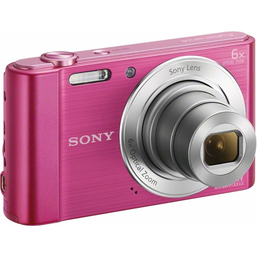 Sony Kompaktkamera »Cyber-shot DSC-W810«, 20,1 MP, 6 fachx opt. Zoom, Gesichtserkennung, Smile-Detection