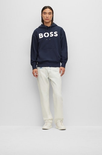 BOSS ORANGE Hoodie »WebasicHood«, mit weißem Logodruck
