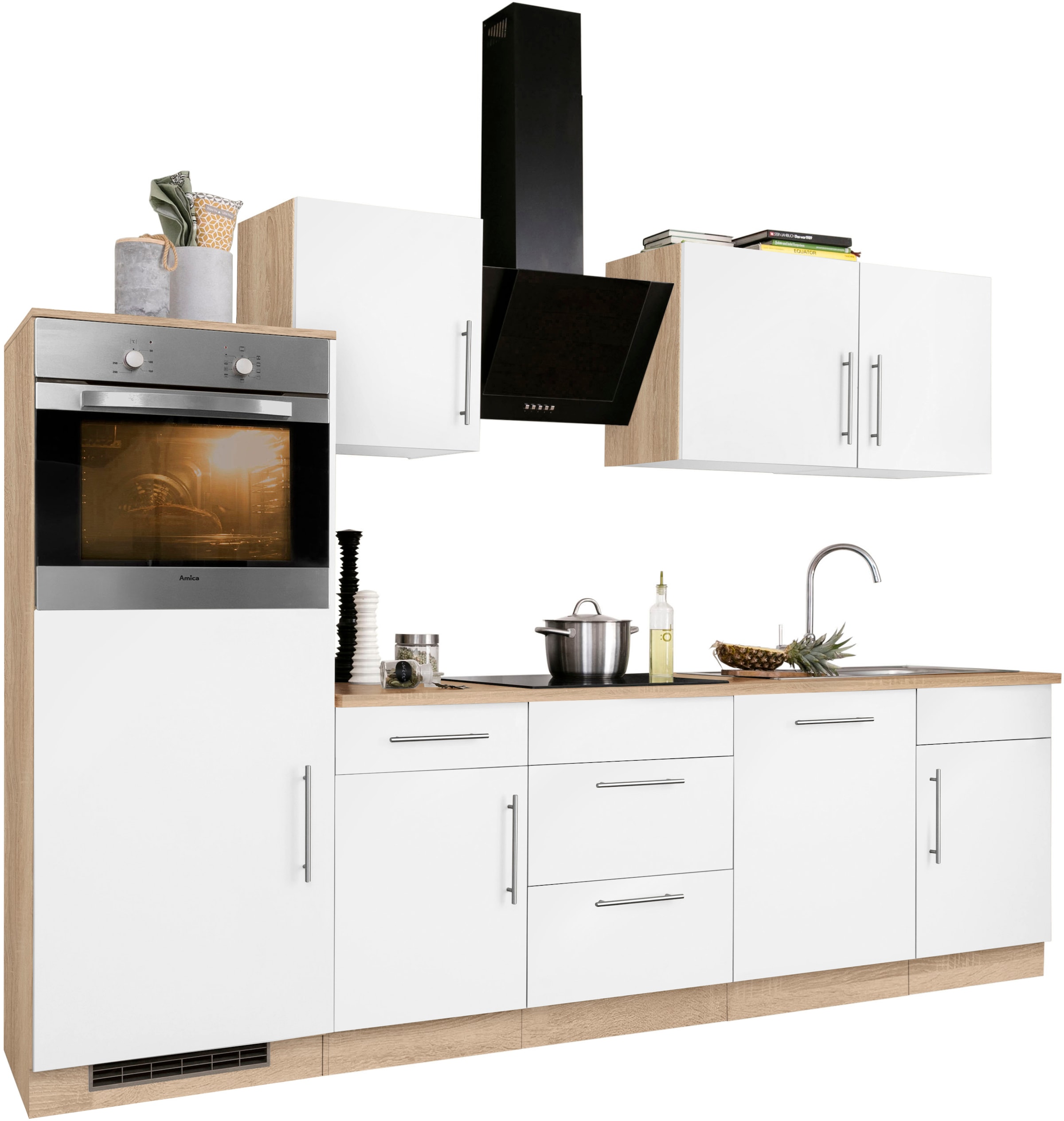 wiho Küchen Küchenzeile ohne E-Geräte, »Cali«, bei 280 OTTO cm Breite kaufen