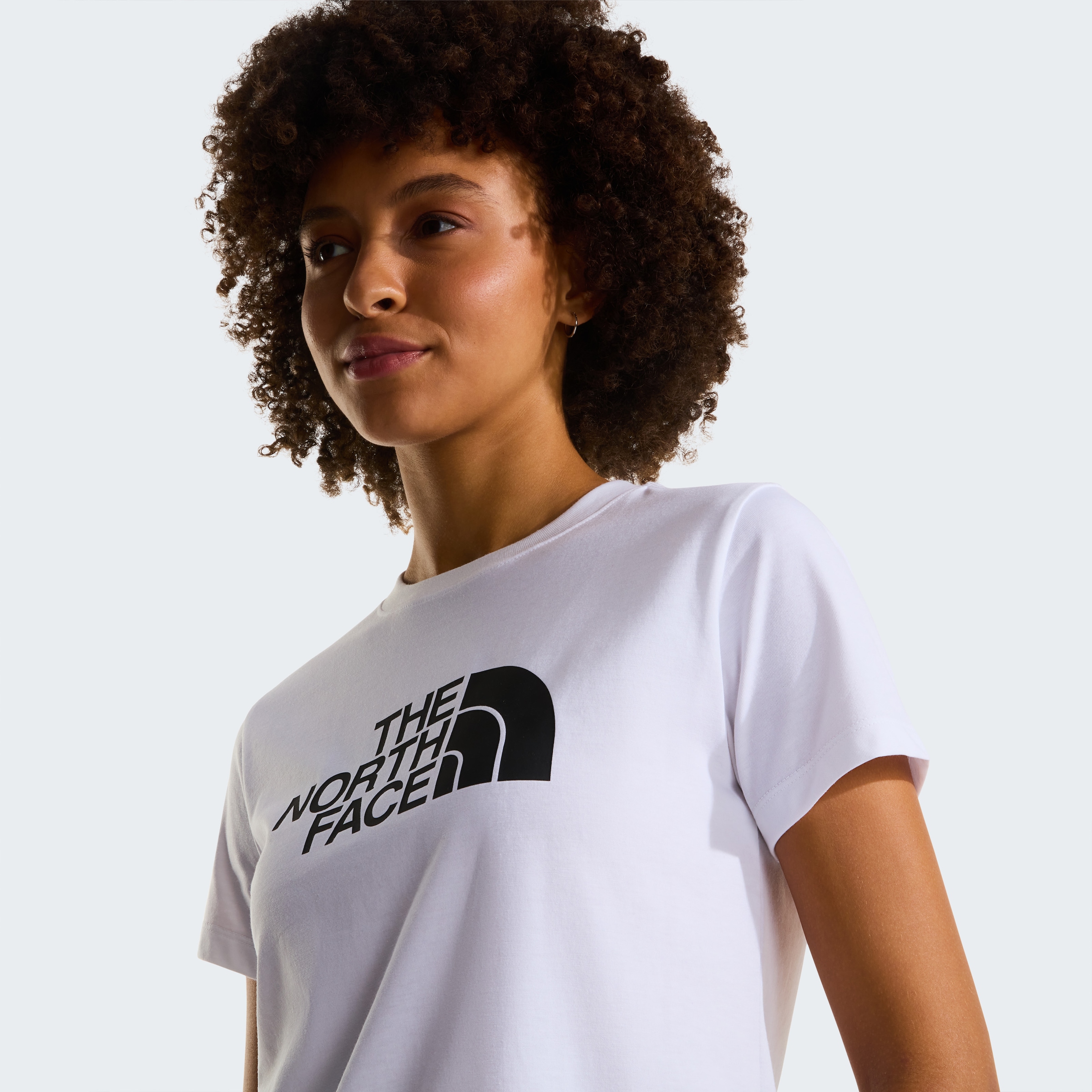 The North Face T-Shirt »W EVOLUTION HALF DOME SLIM SHORT SLEEVE TEE« für Erwachsene, sportlicher Stil, aus Baumwolle