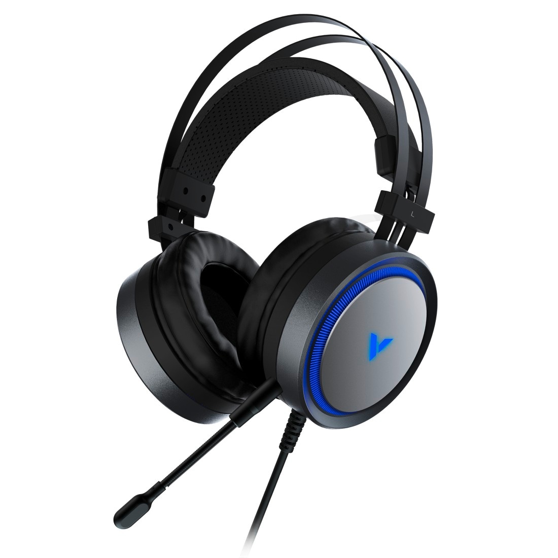 Gaming-Headset »VH530 Virtual 7.1 beleuchtet, Over Ear, Schwarz«