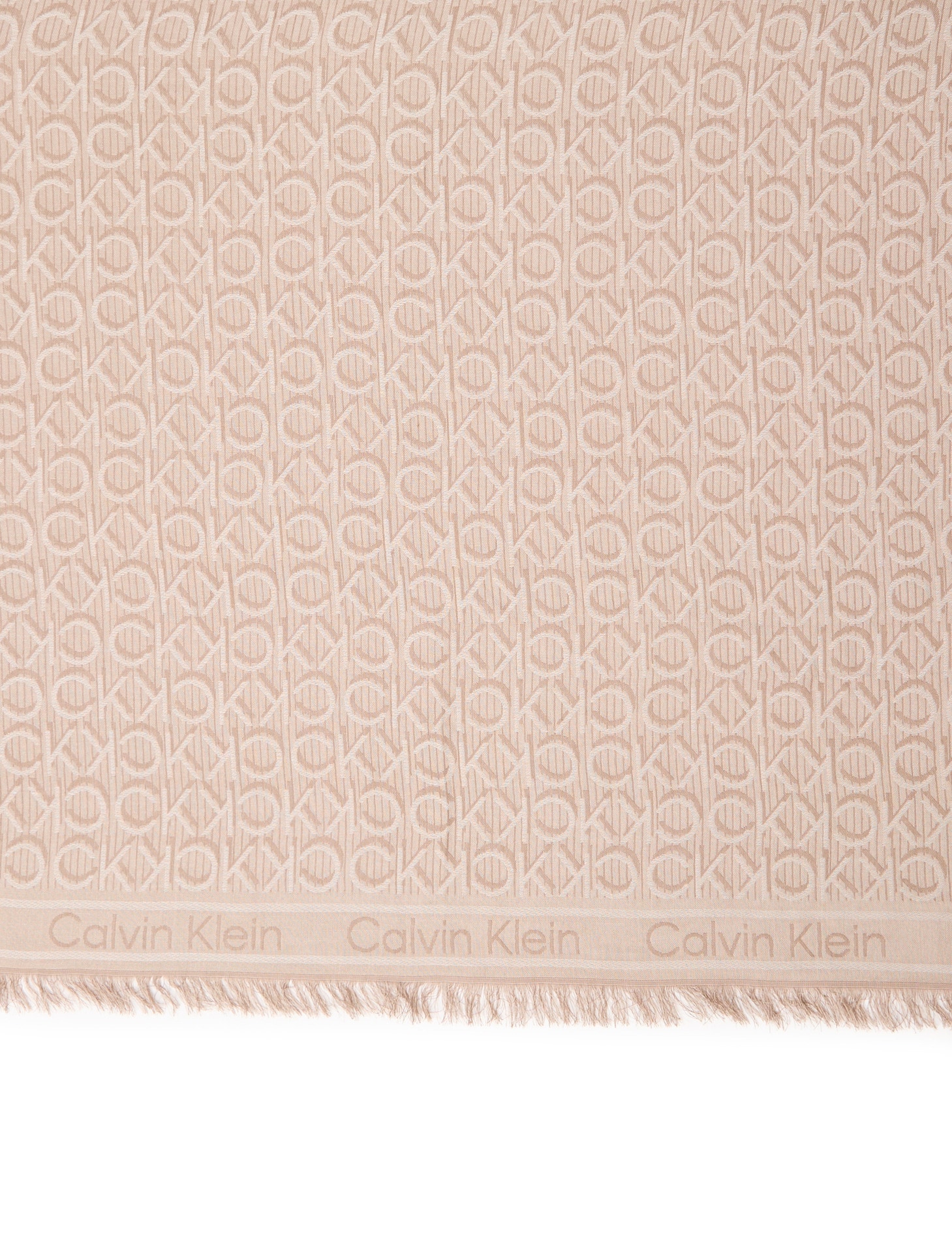 Calvin Klein Modeschal »Monogram Jaquard Schal«, Mit Markenlogoprint