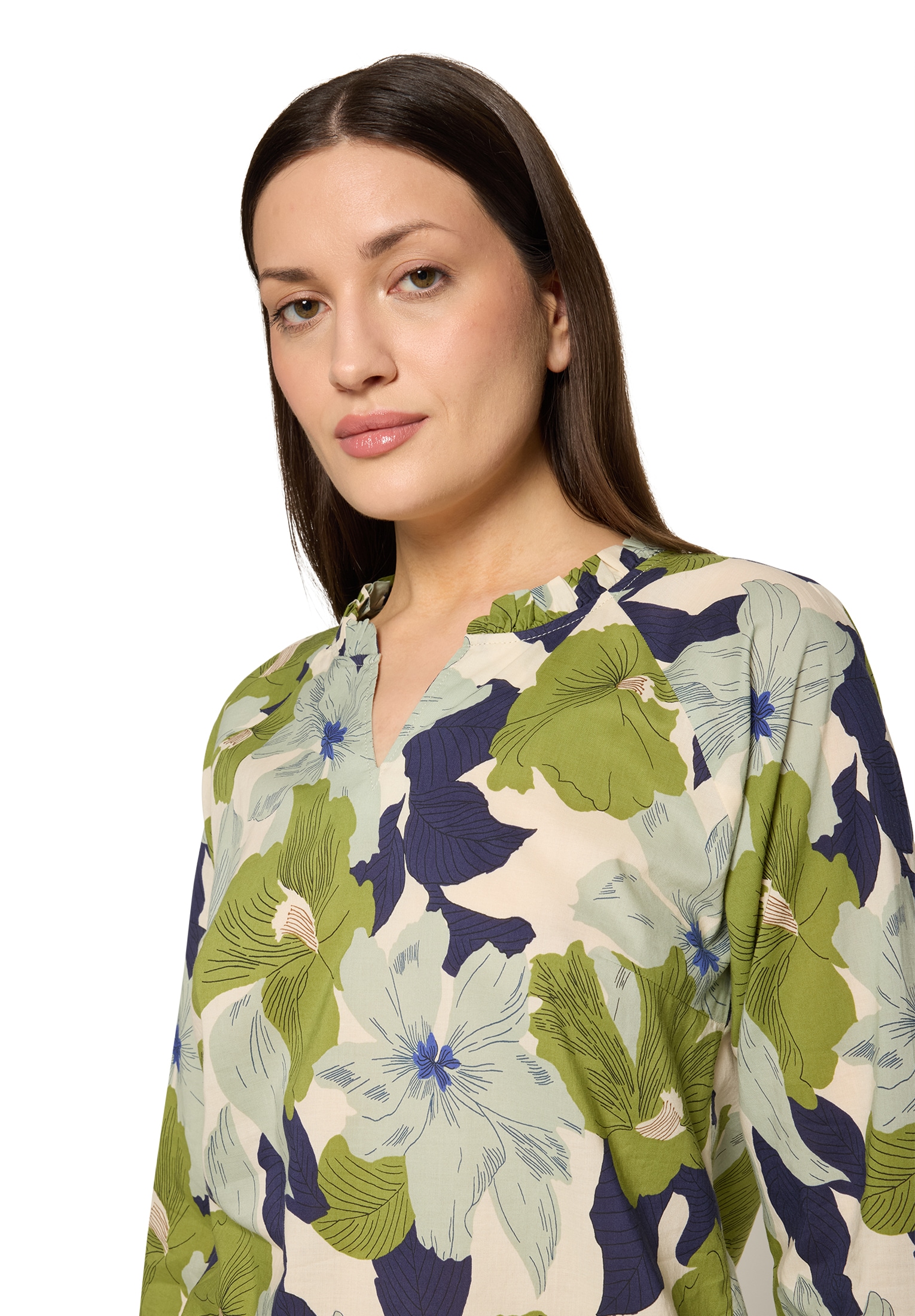 Cartoon Rüschenbluse »Rüschenbluse mit Muster«