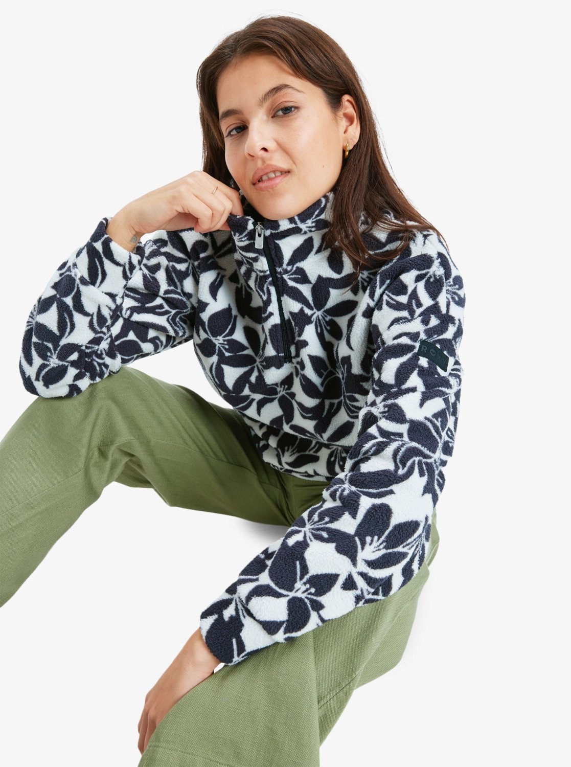 Roxy Strickfleece-Pullover »LIVE OUT LOUD« 1 Stk. tlg.