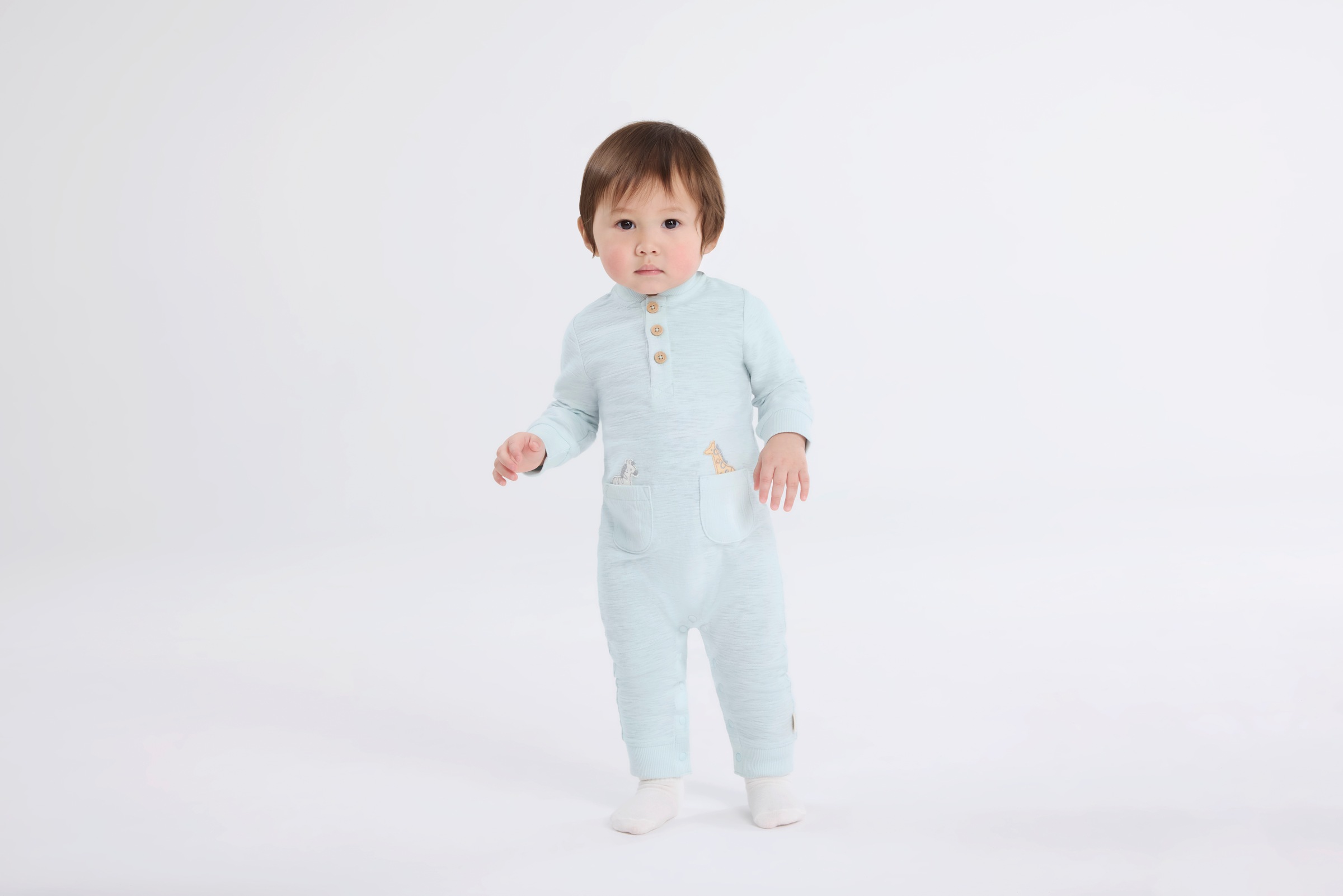 HUGGIES babywear Overall »HUGB COVERALL« mit Stickerei
