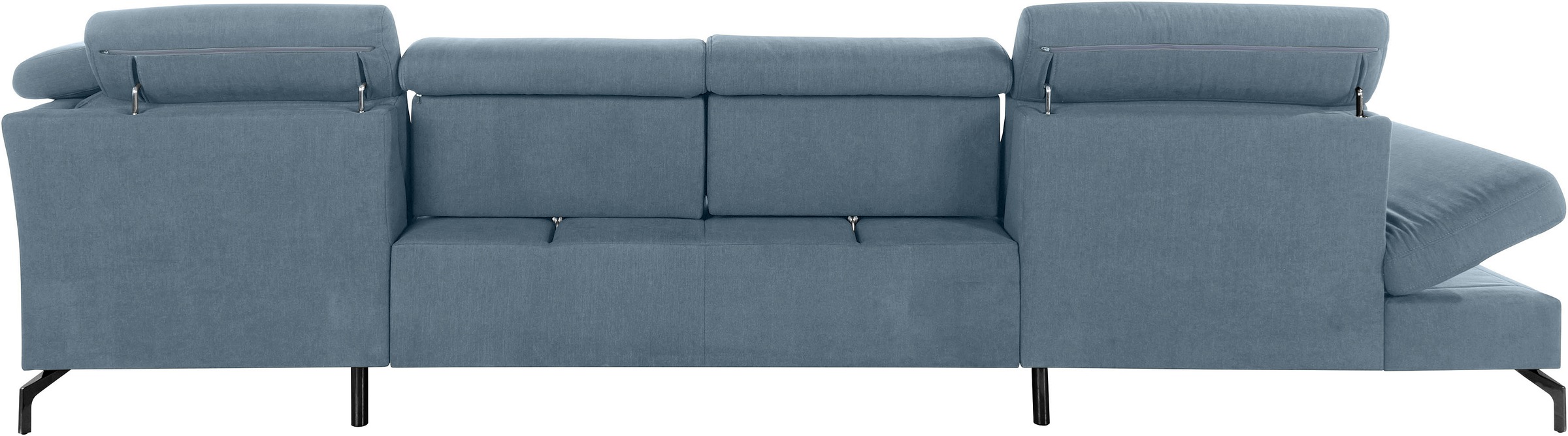 sit&more Wohnlandschaft »Brisbane U-Form«, Fußhöhe 15 cm, inklusive Sitztiefen-, Armteil- und Kopfteilverstellung