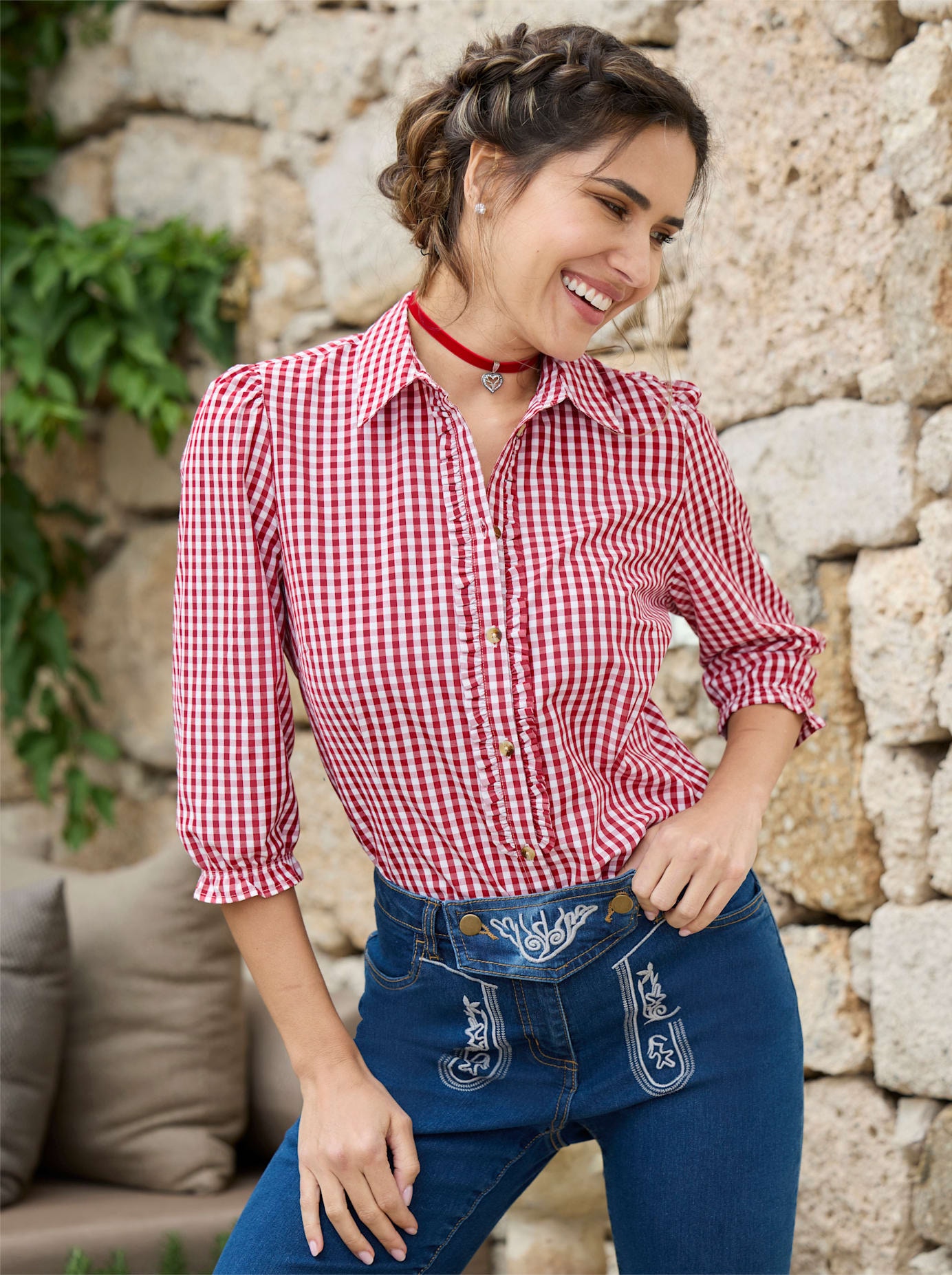 Classic Basics Trachtenbluse
