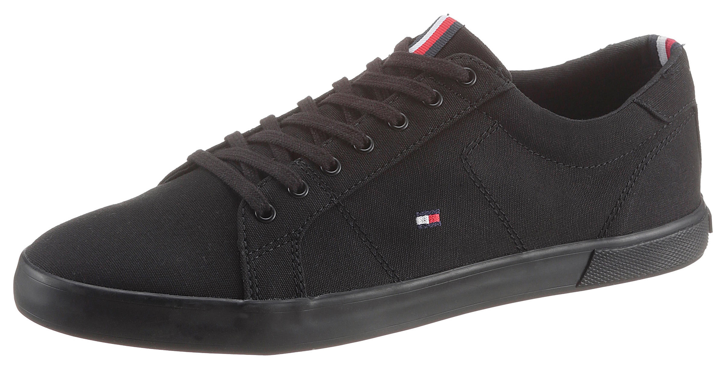 Tommy Hilfiger Sneaker »H2285ARLOW 1D«, mit seitlichem Logoflag, Freizeitschuh, Halbschuh, Schnürschuh