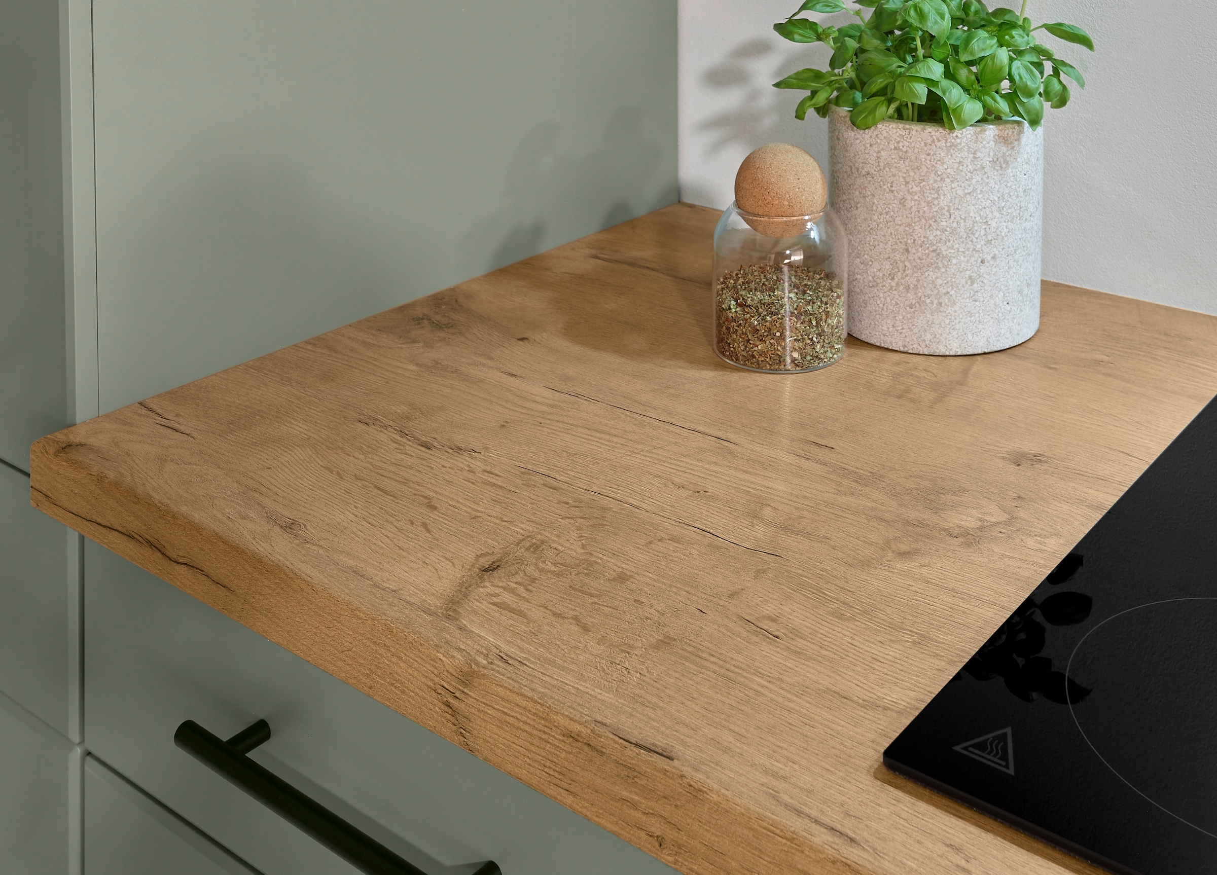 RESPEKTA Küche »Anton« Breite 310 cm, 90 cm Arbeitshöhe, wahlweise mit und ohne E-Geräte