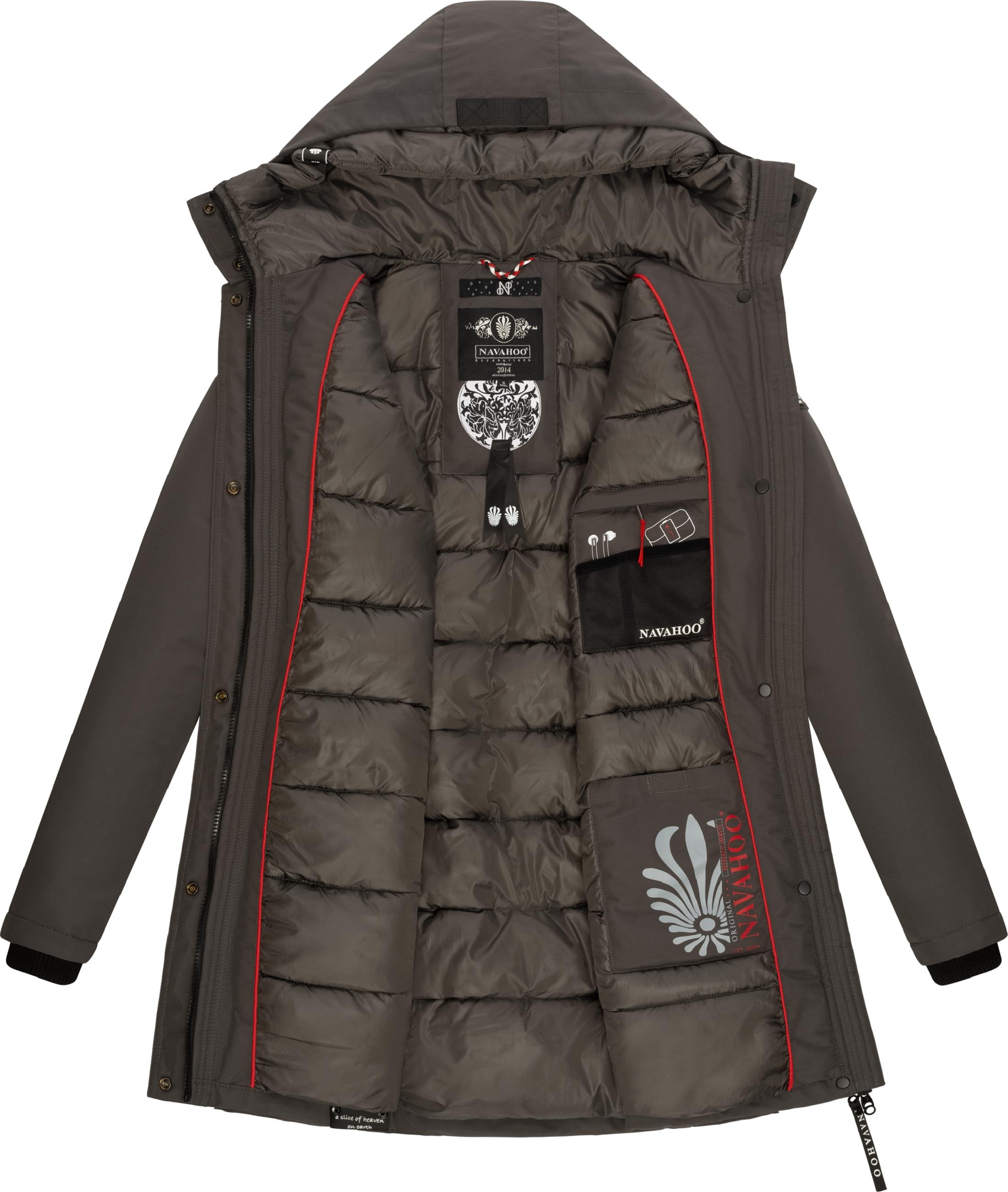 Navahoo Winterjacke »Winterjacke Blizzardstorm«, mit Kapuze