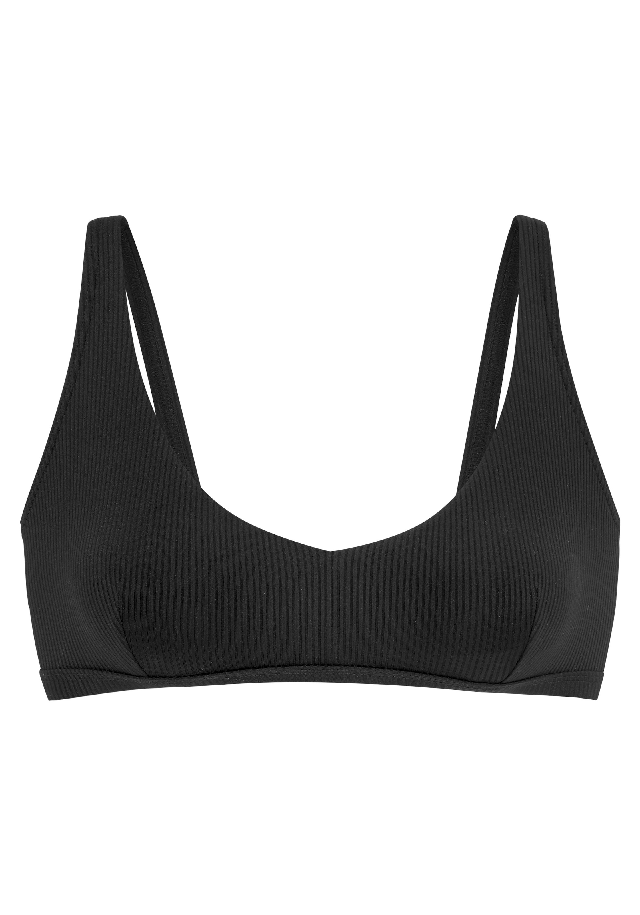 Venice Beach Bustier-Bikini-Top »Lucky«, aus gerippter Strukturware