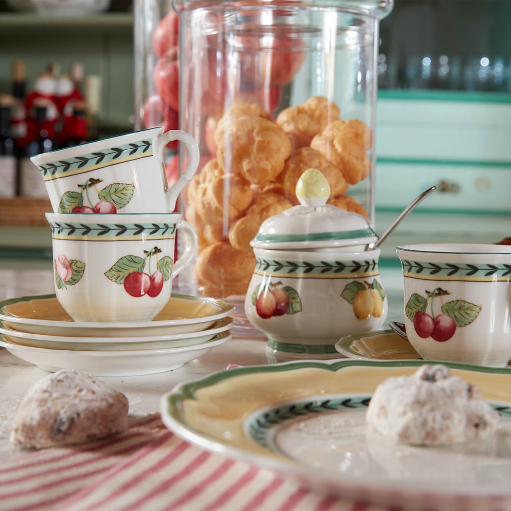 Villeroy & Boch Untertasse »Suppenuntertassen French Garden Fleurence ø 17 cm 6er Set bunt«
